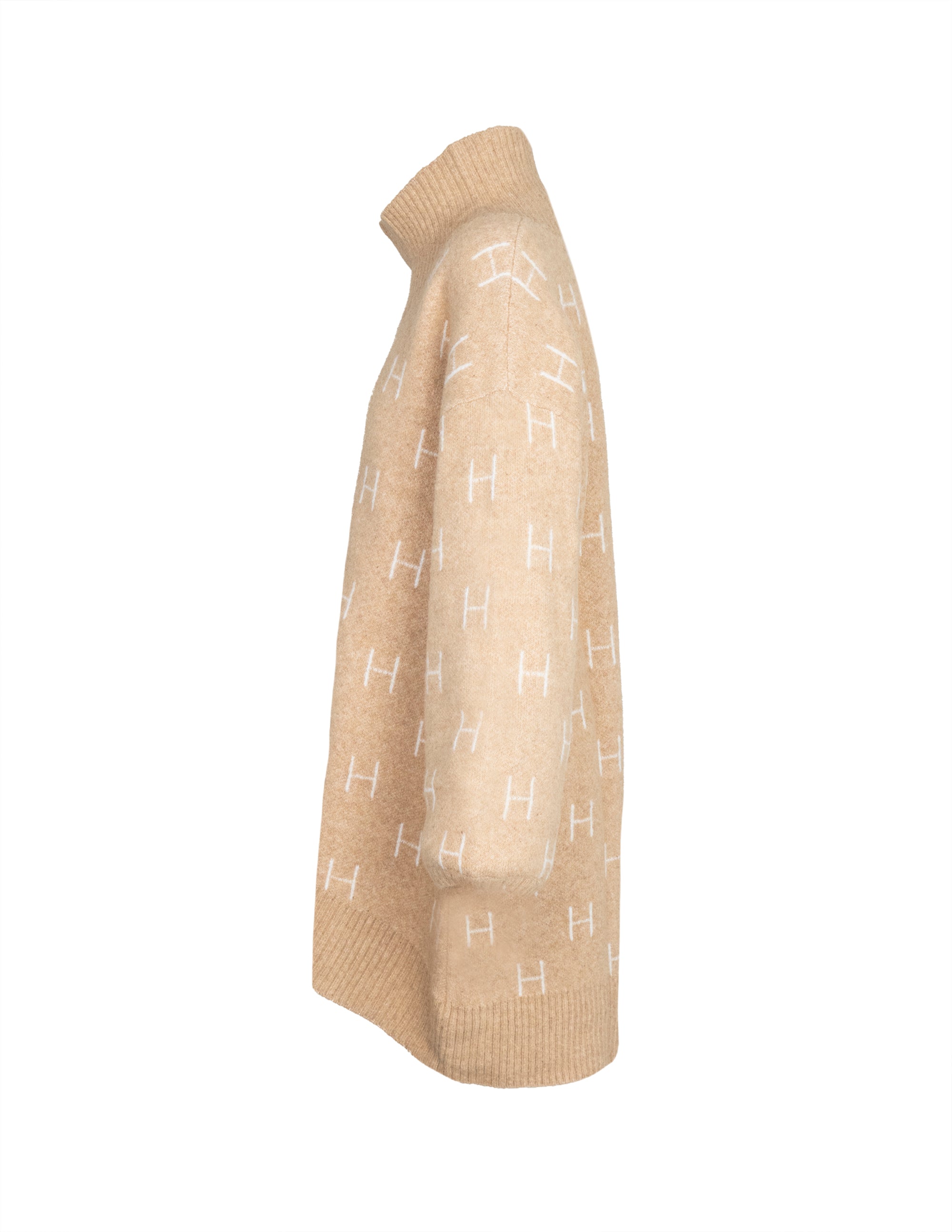 Maglioni Maglia FAM lunga in beige chiaro Hést