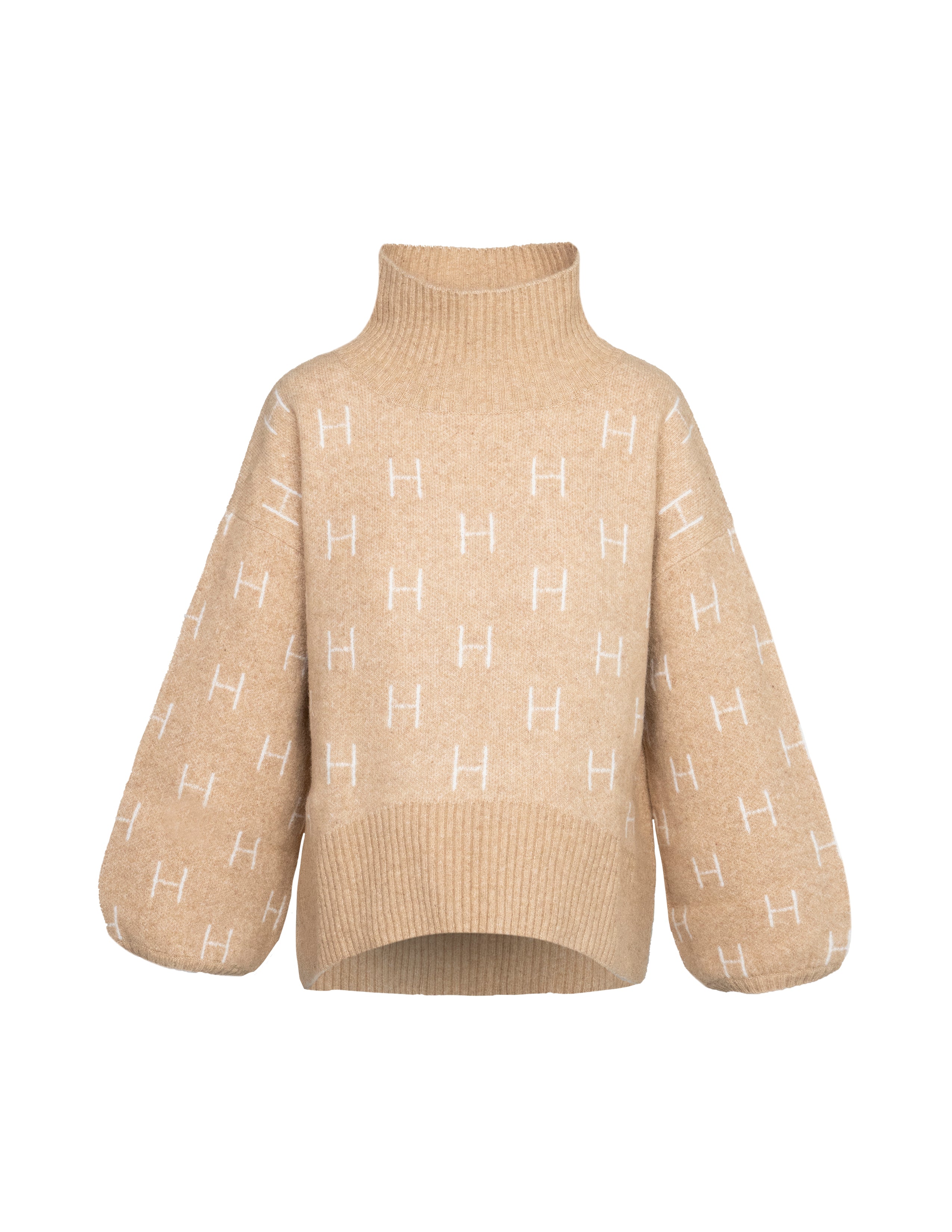 Maglioni Maglia corta FAM in beige chiaro Hést