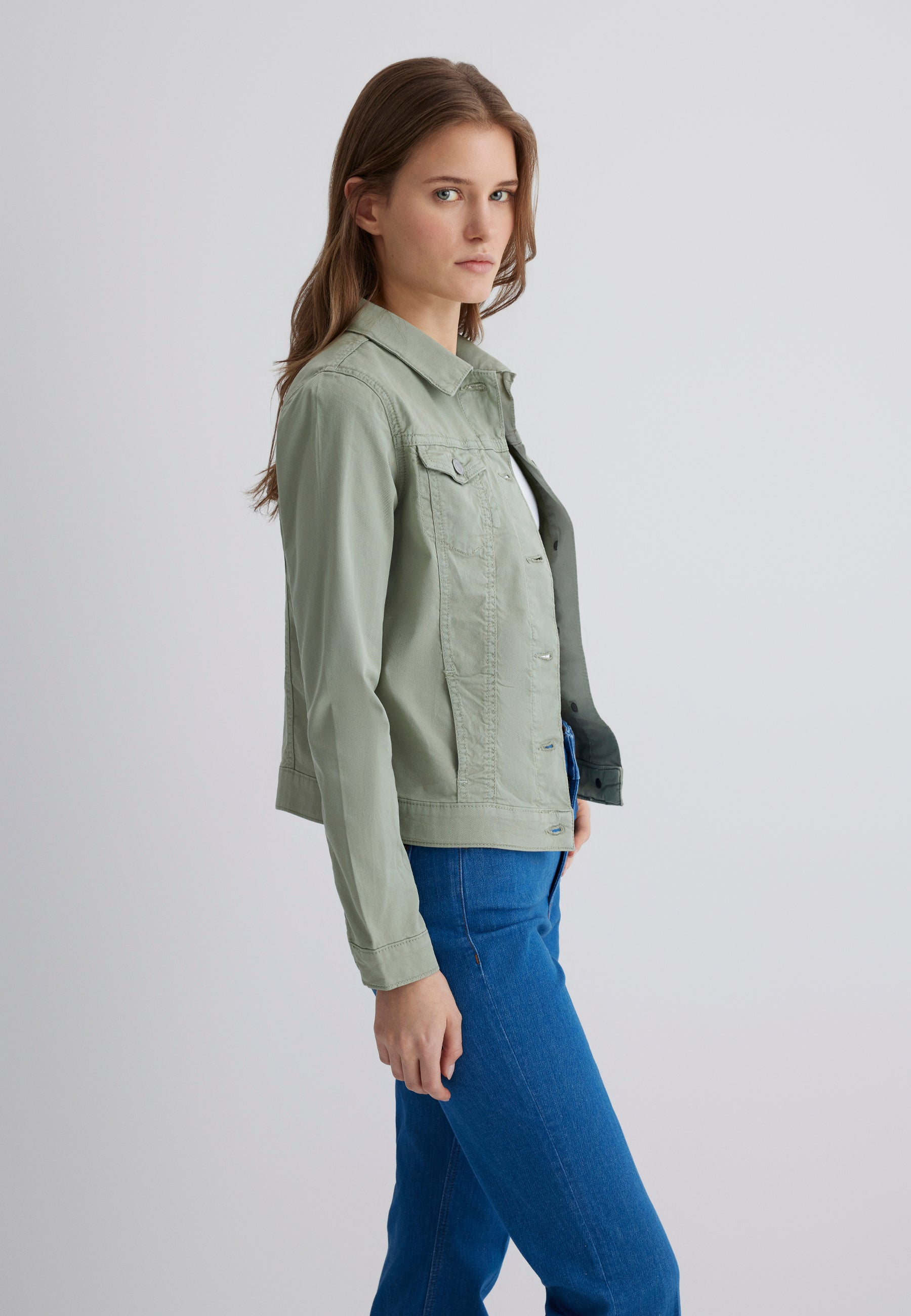 Daisy in Lily Pad Twill Giacche Mavi