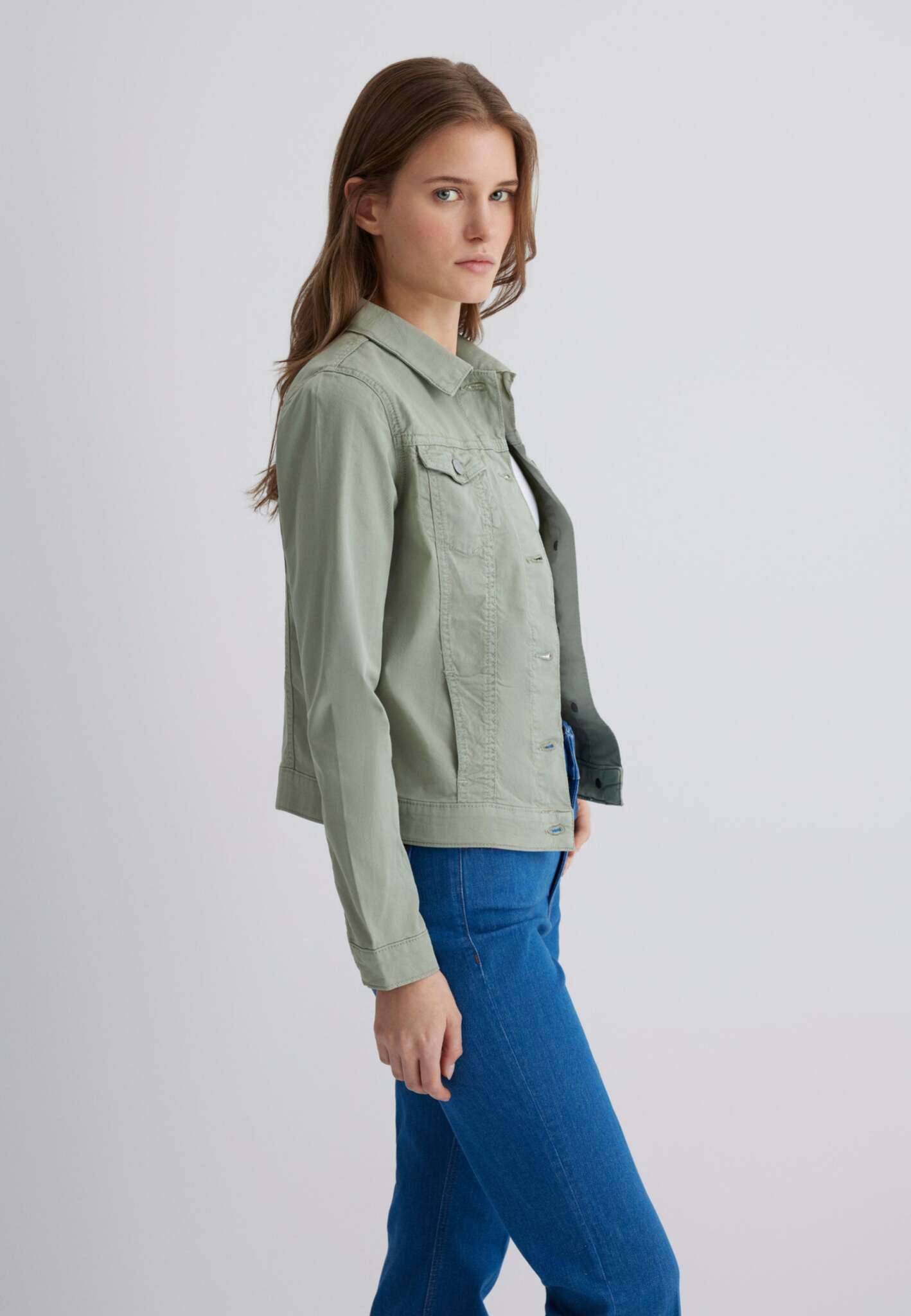 Daisy in Lily Pad Twill Giacche Mavi