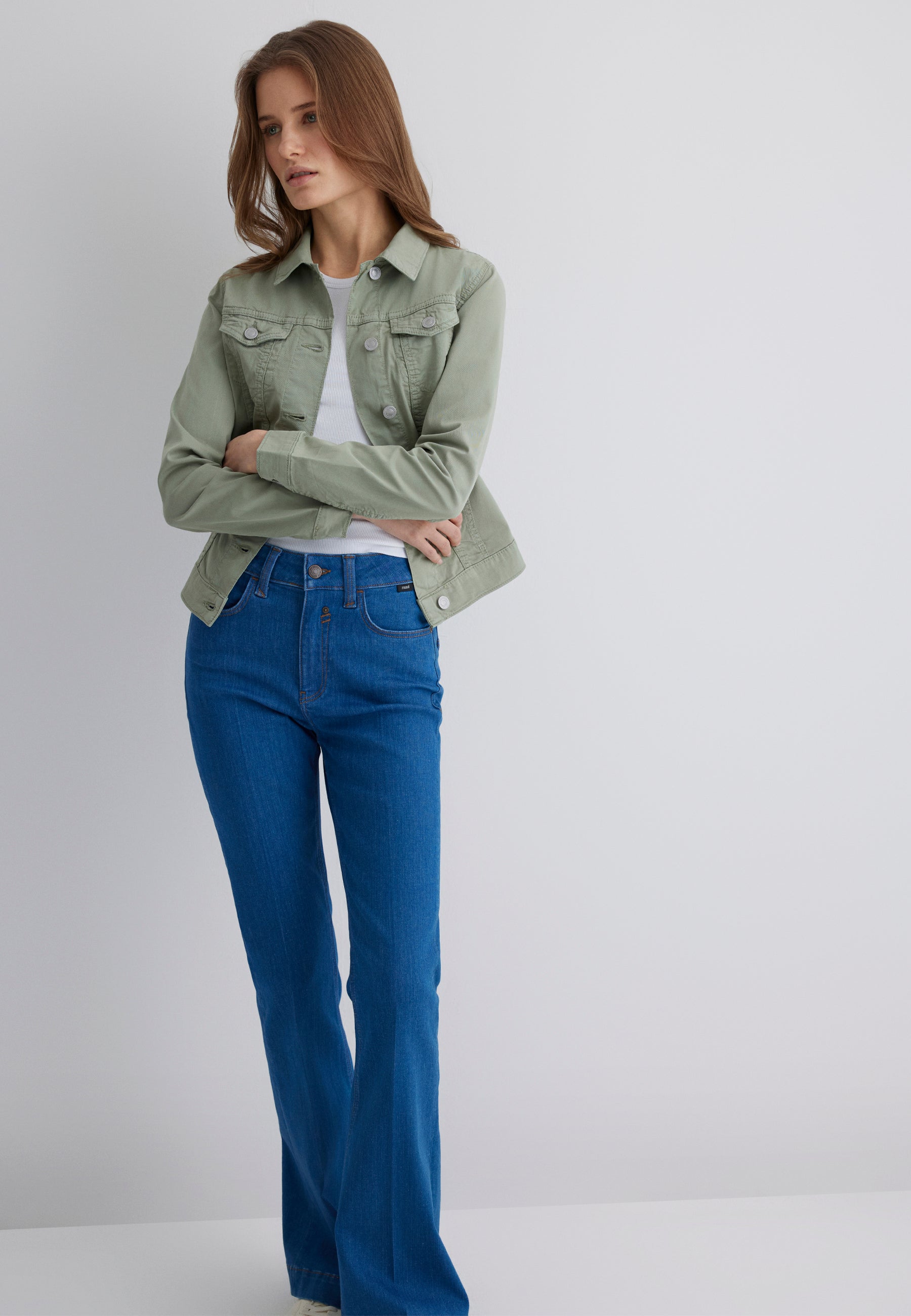 Daisy in Lily Pad Twill Giacche Mavi