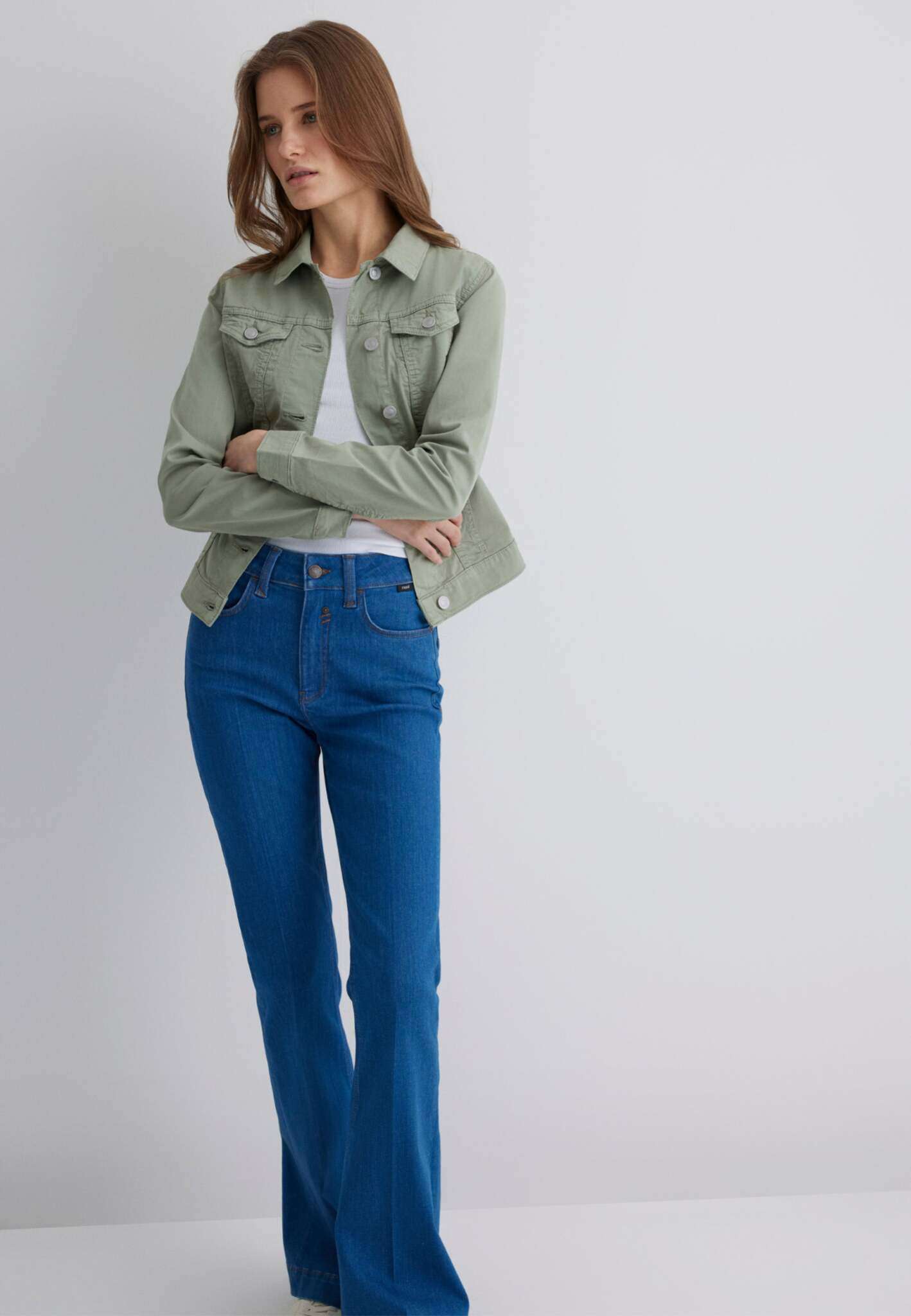 Daisy in Lily Pad Twill Giacche Mavi