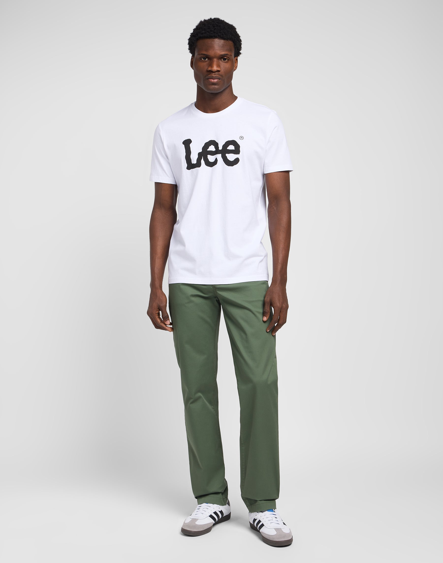 Maglietta Woobly Logo in T-shirt bianca Lee
