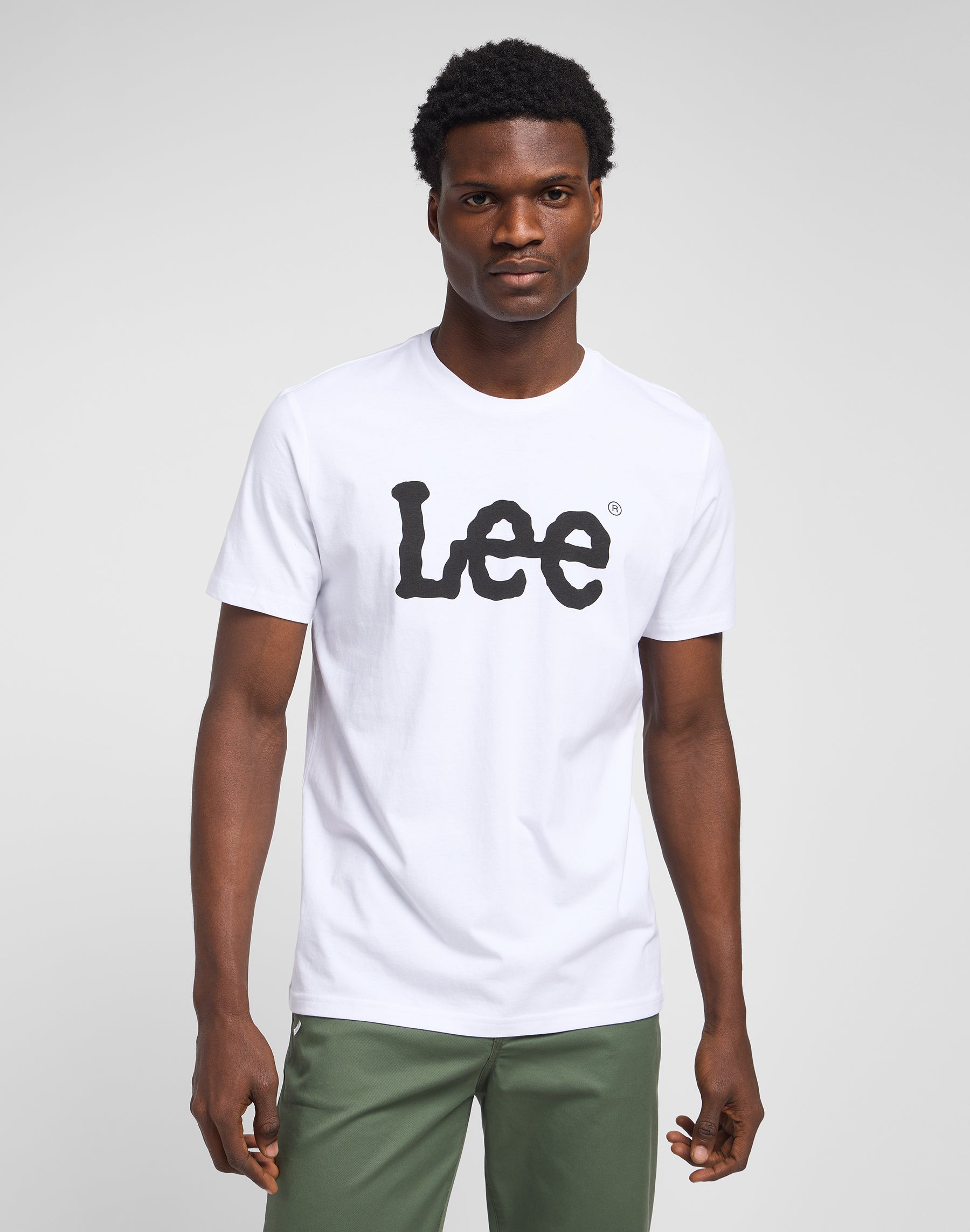 Maglietta Woobly Logo in T-shirt bianca Lee