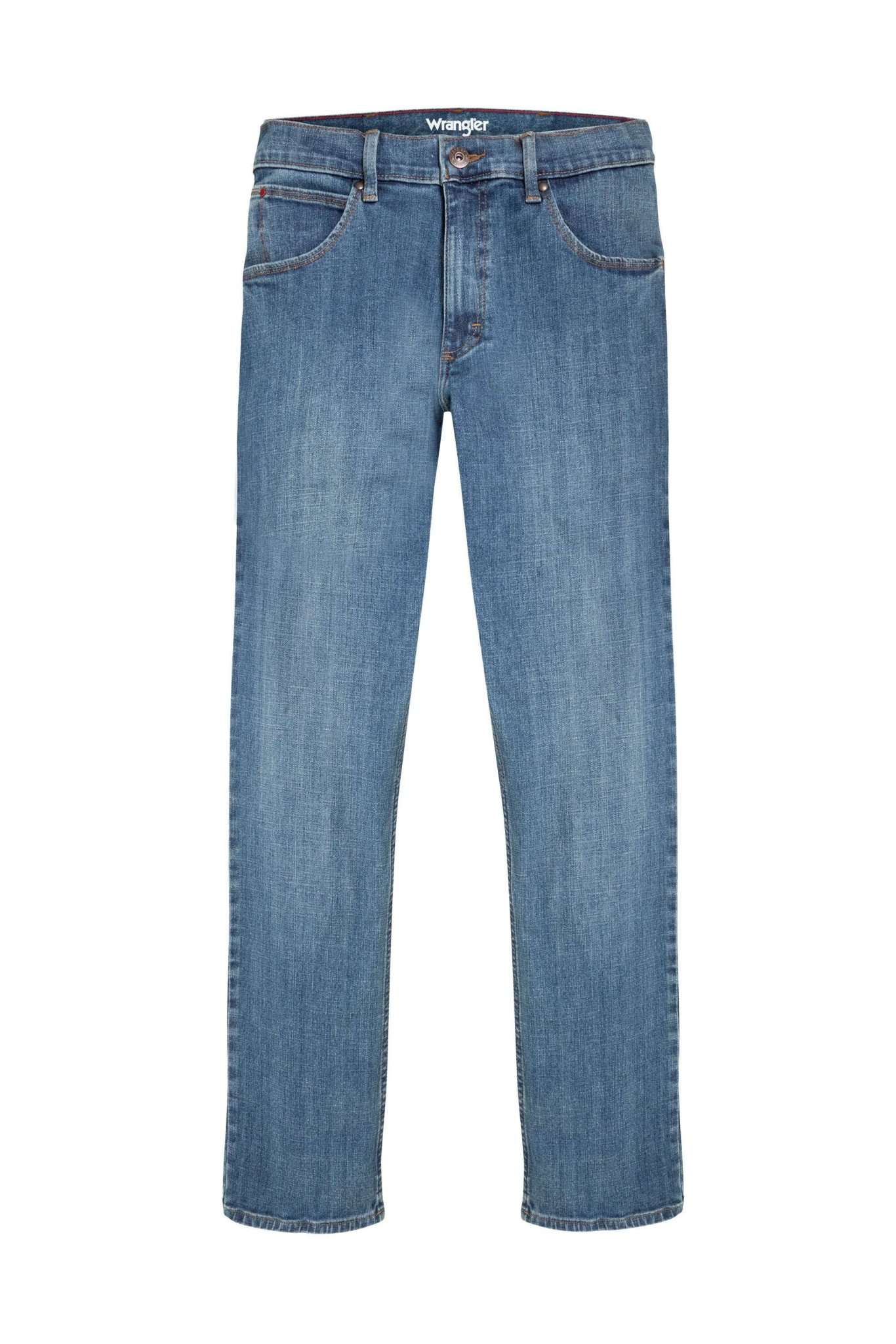 Autentici jeans dritti in pietra media Wrangler