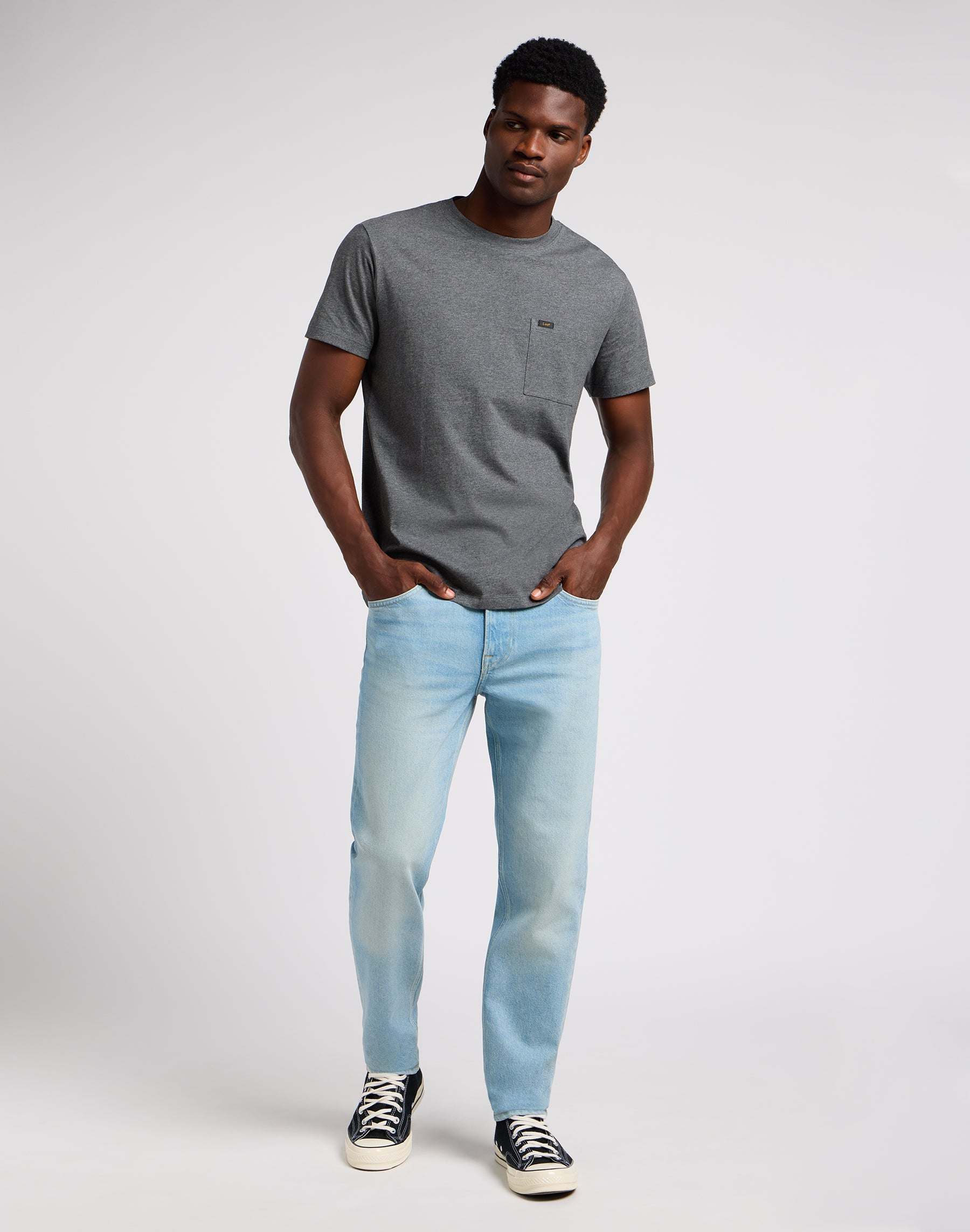 T-shirt Ultimate Pocket Tee in nero Lee
