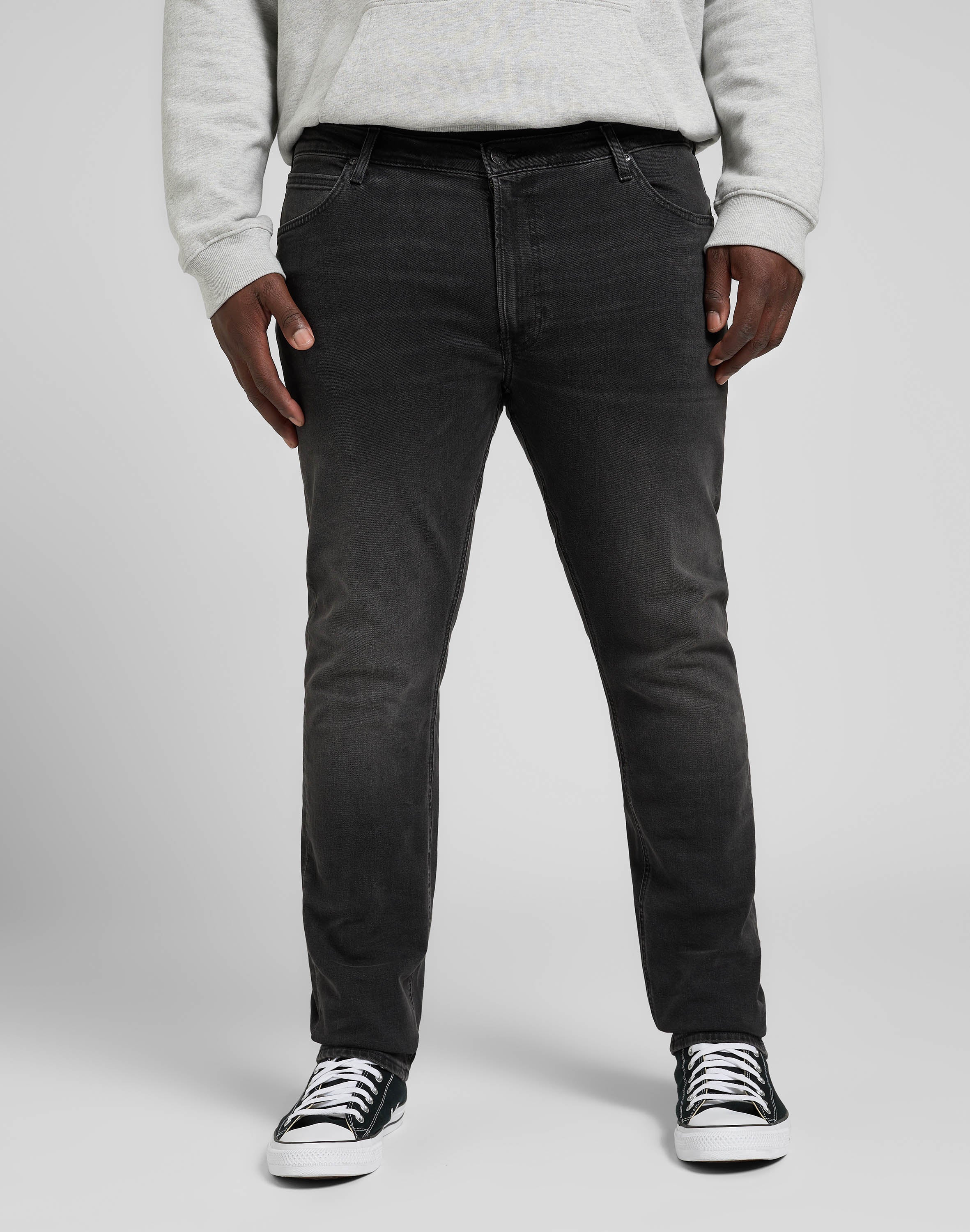 Daren Zip Fly in jeans Rocker asfalto Lee