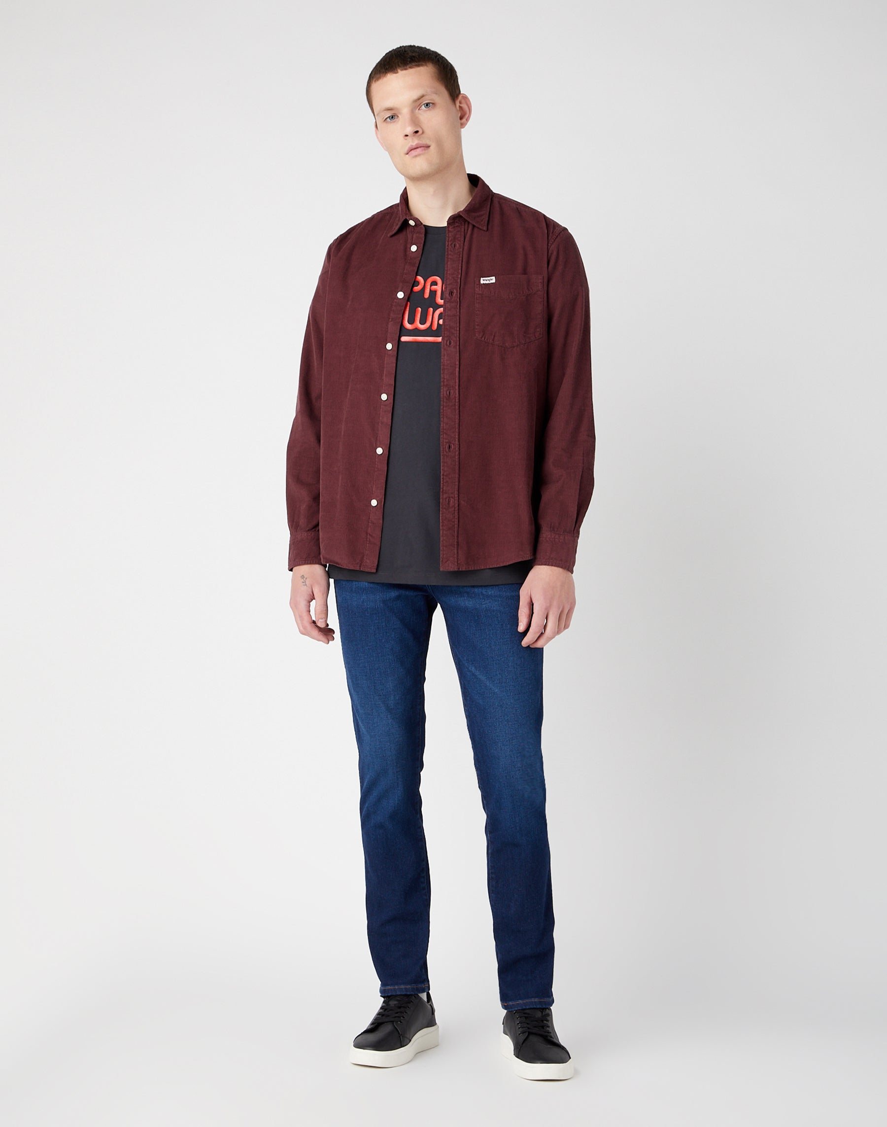 Camicia monotasche in Dahlia Camicie Wrangler
