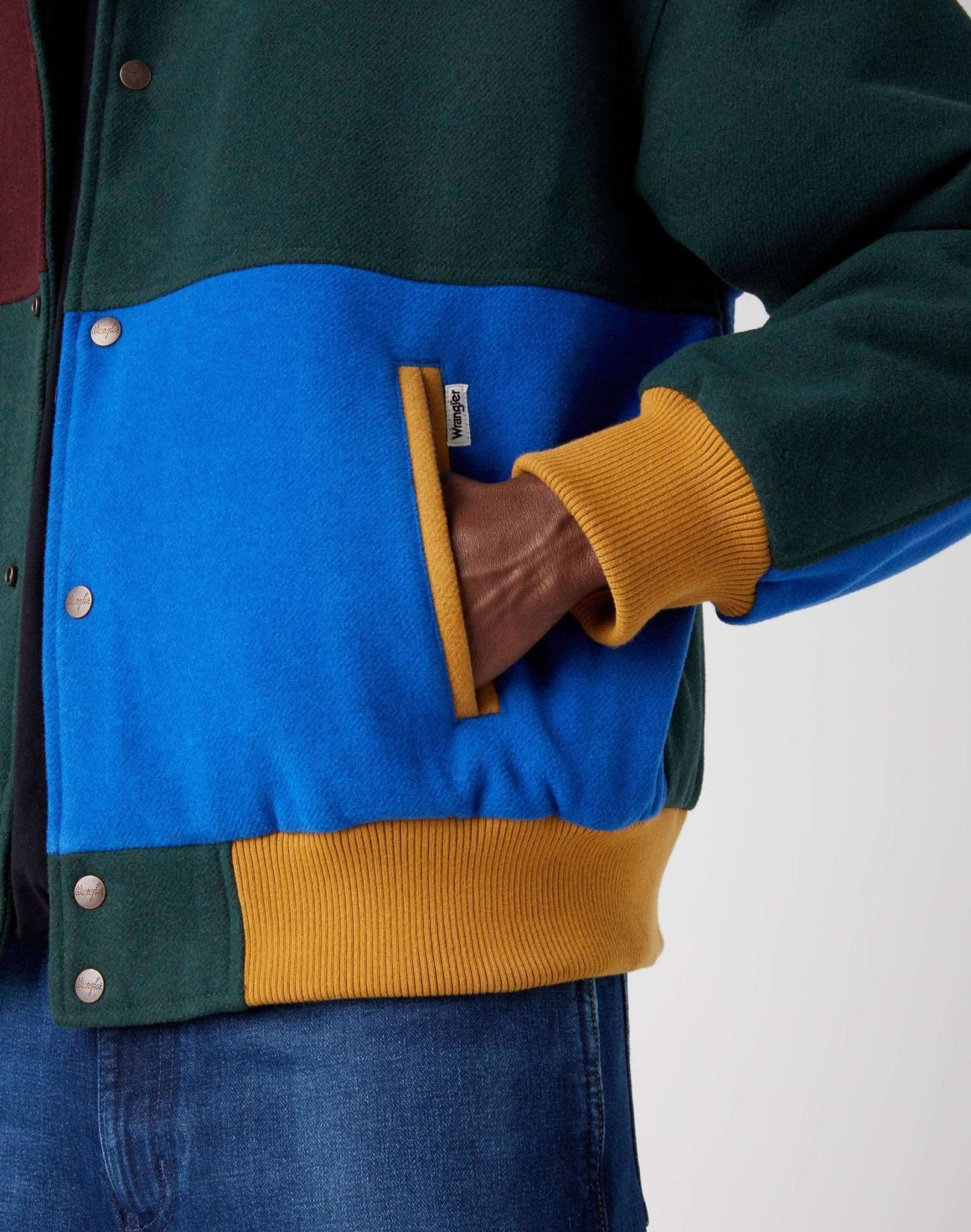 Giubbotto bomber in abete scuro Giacche Wrangler