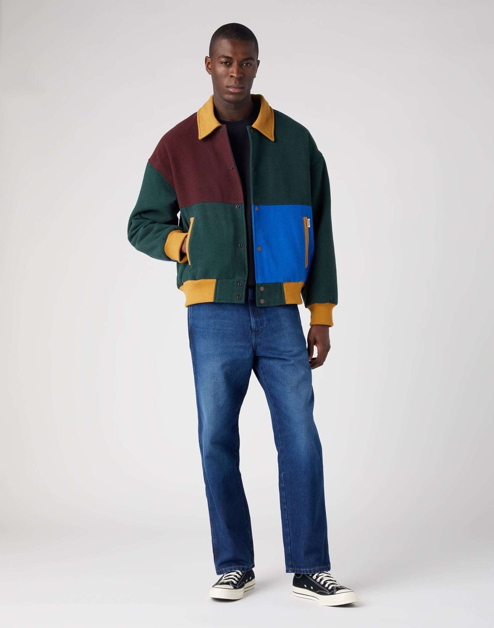 Giubbotto bomber in abete scuro Giacche Wrangler