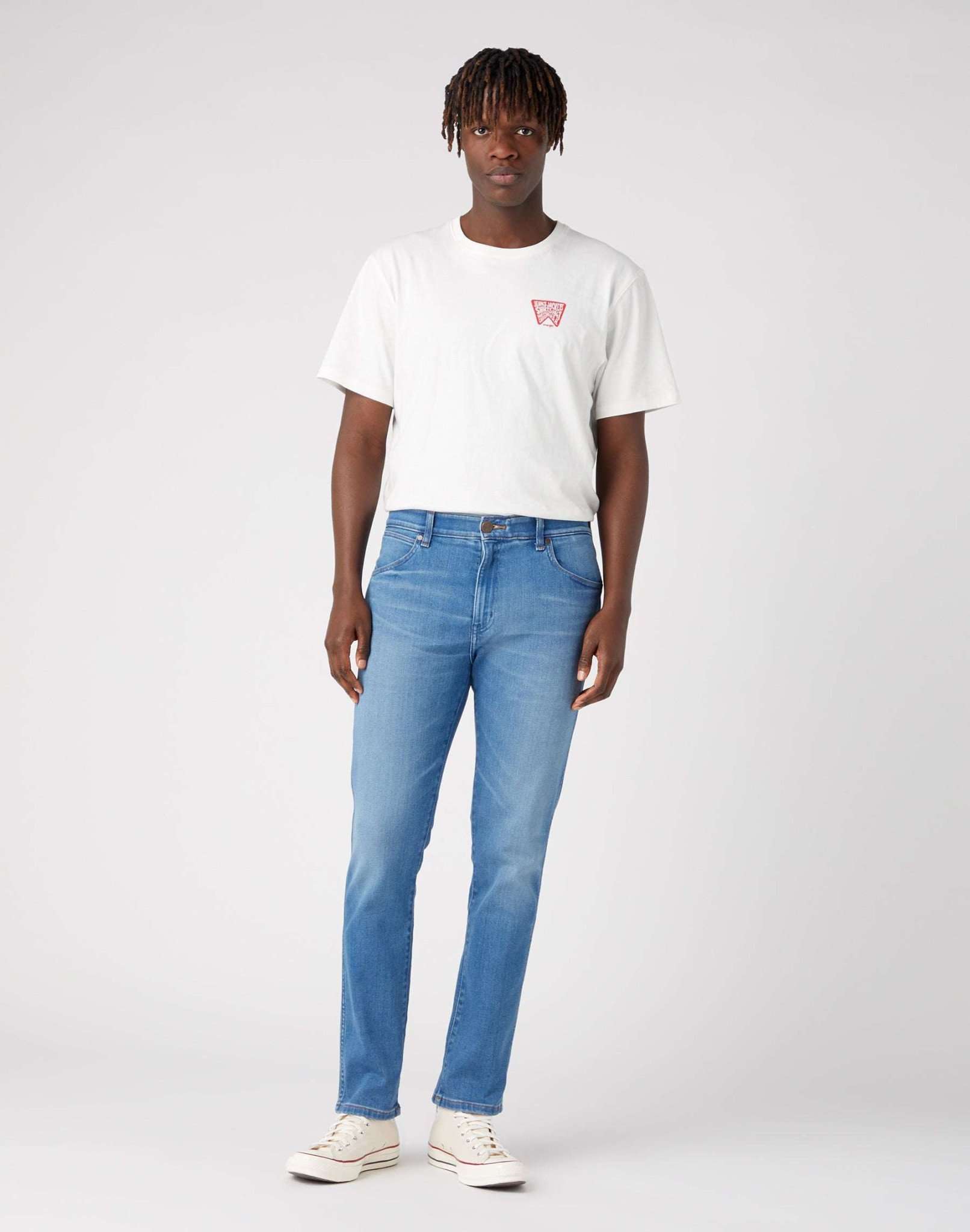 Larston in jeans cosmici Wrangler