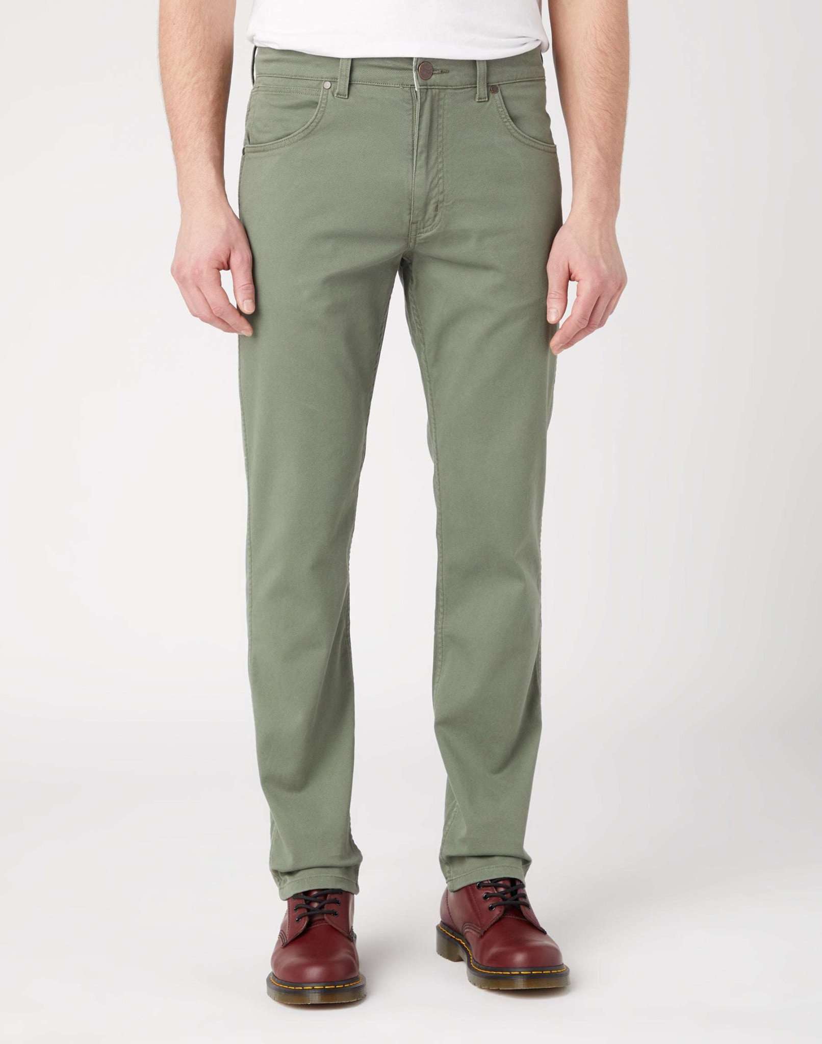 Greensboro in pantaloni oliva polverosi Wrangler