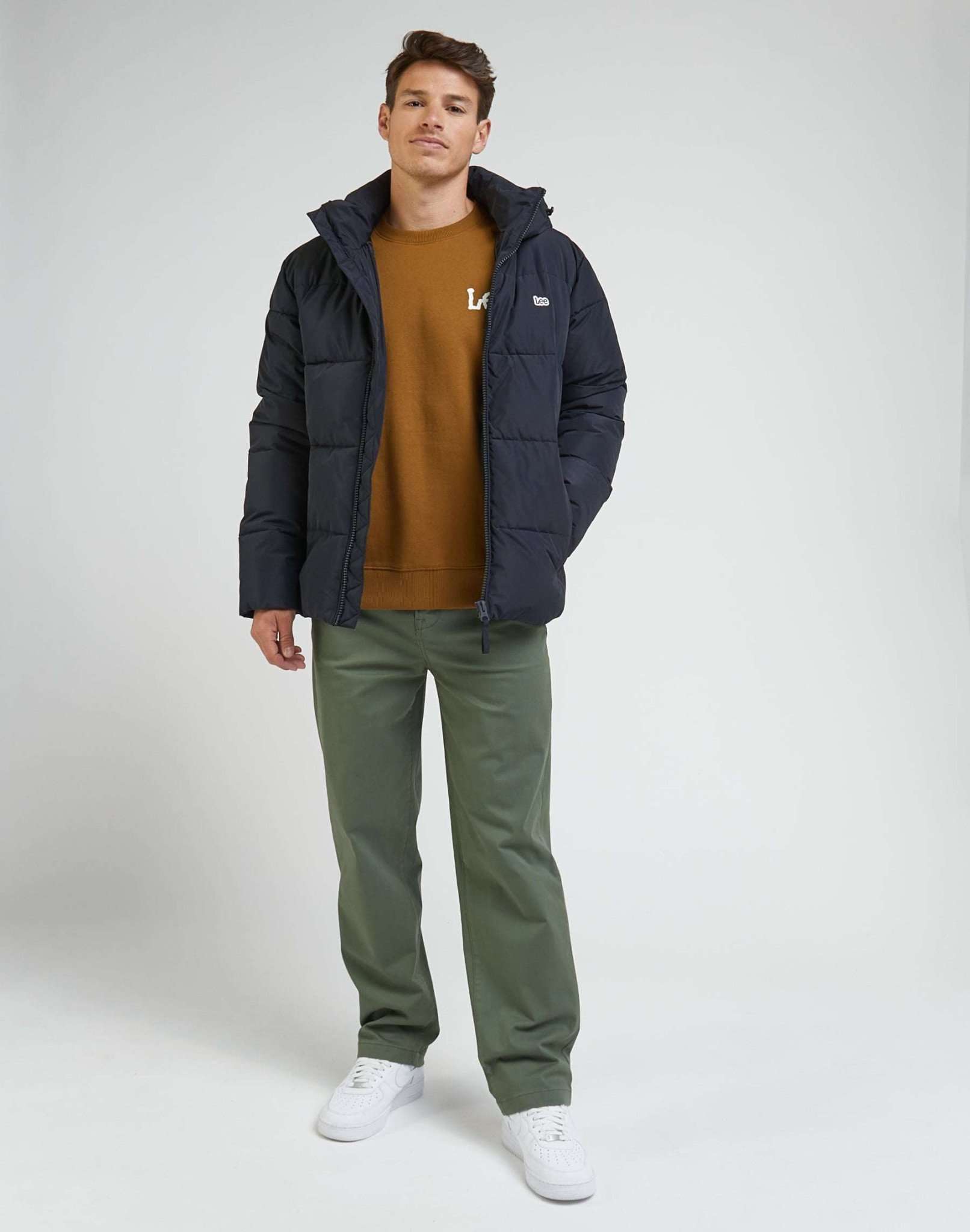 Giacca Puffer in Nero Lee
