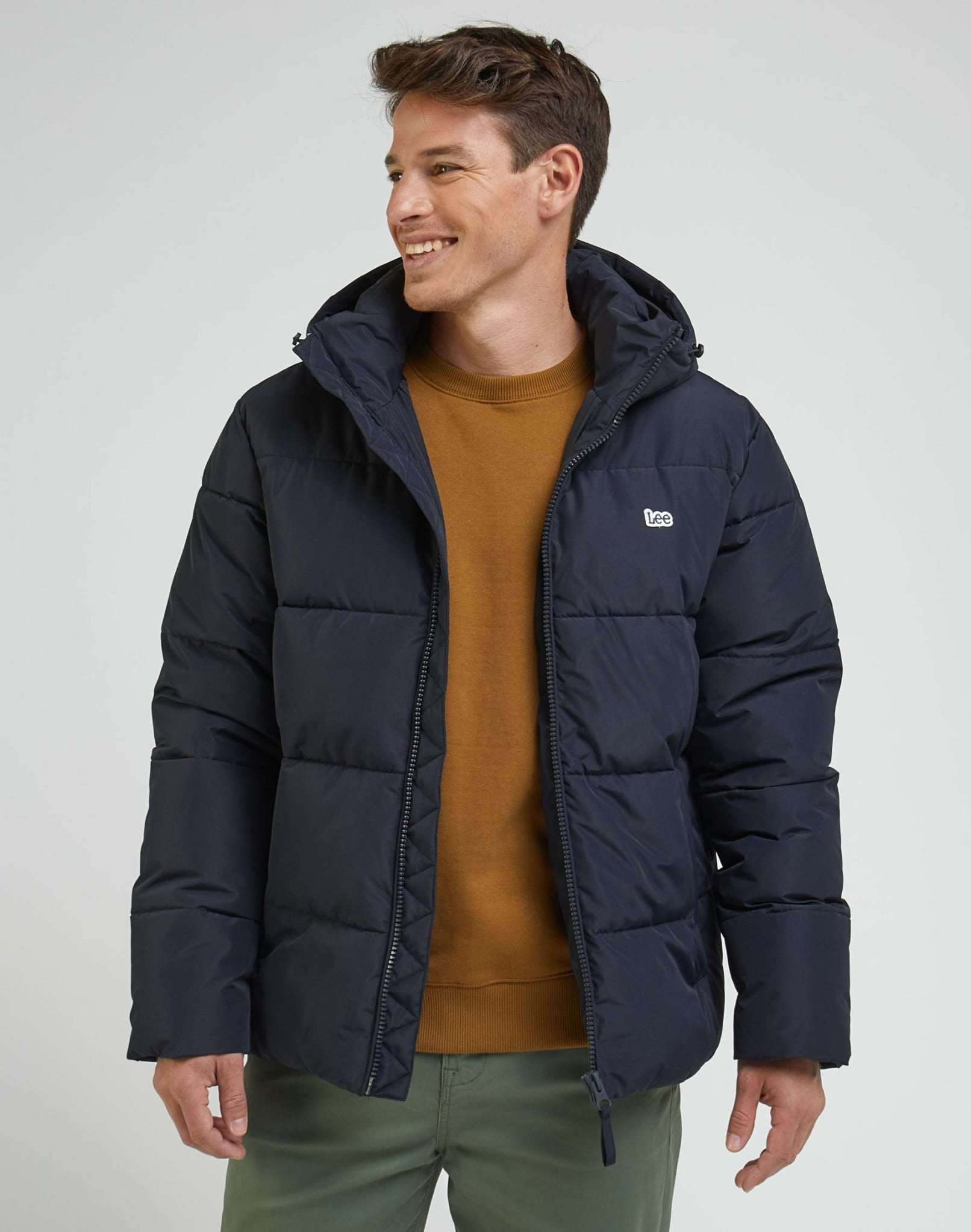 Giacca Puffer in Nero Lee