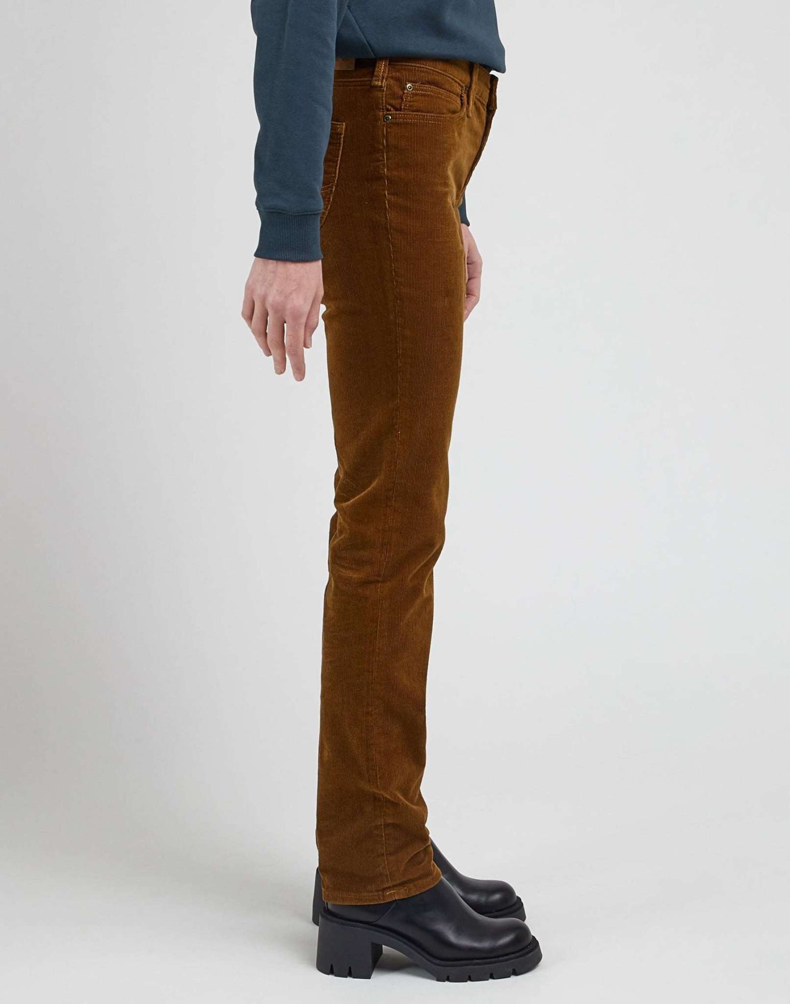 Pantaloni Marion Straight in Tumbleweed Lee