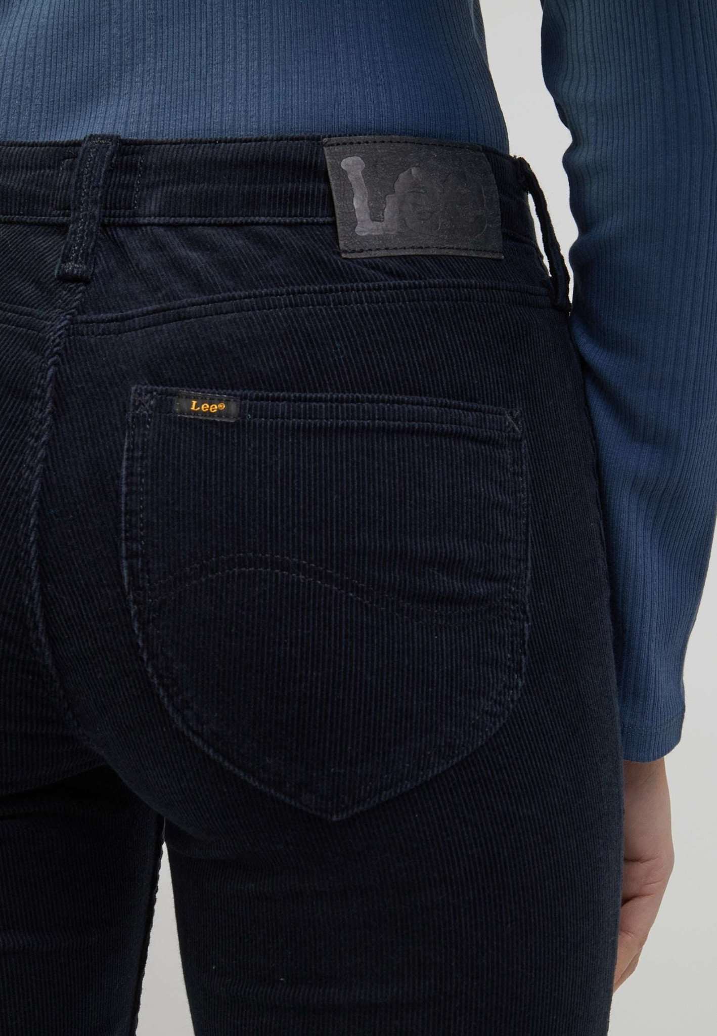 Pantaloni Marion Straight in nero Lee