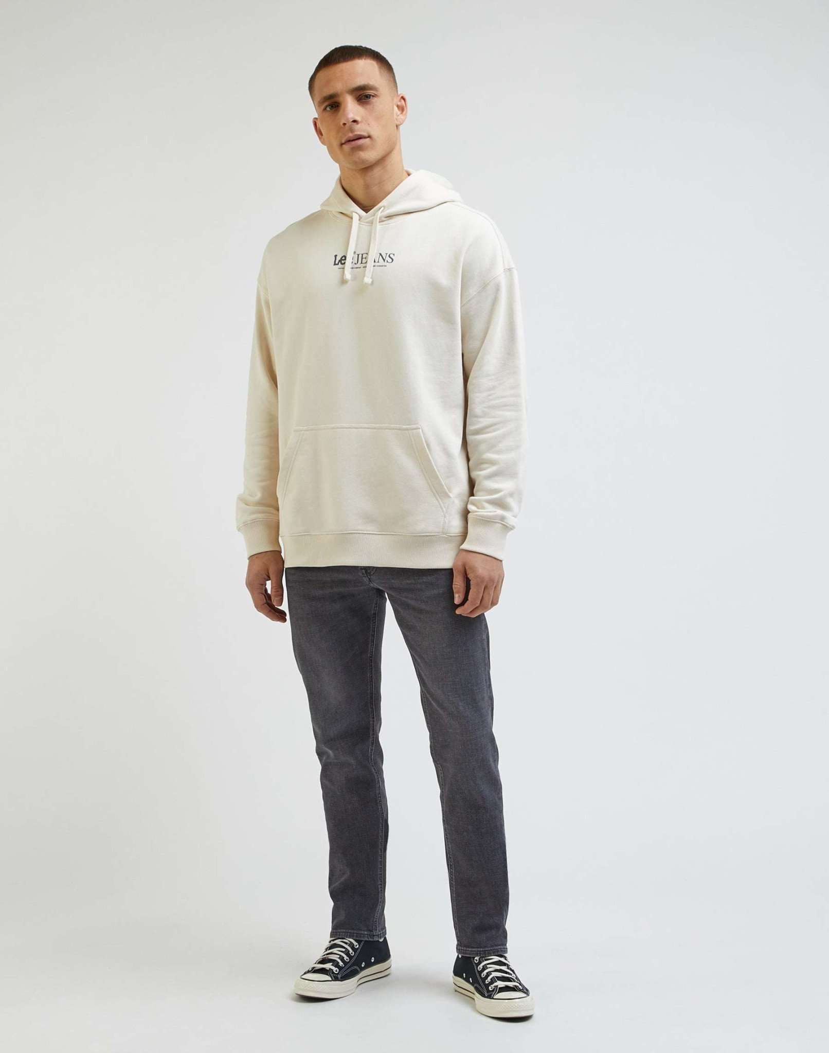 Daren Zip Fly in jeans Worn In Shadow Lee