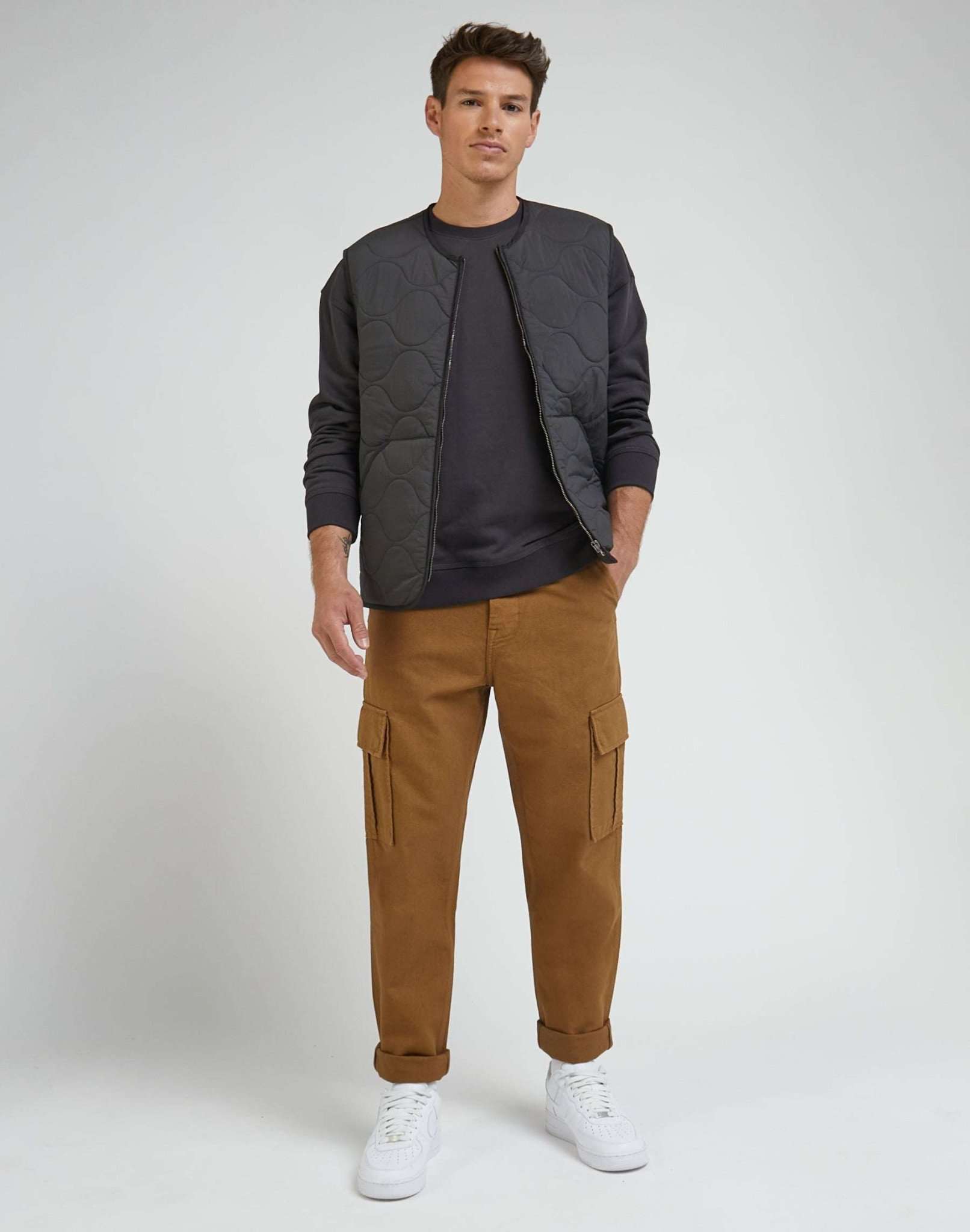 Pantaloni Cargo in Tumbleweed Lee