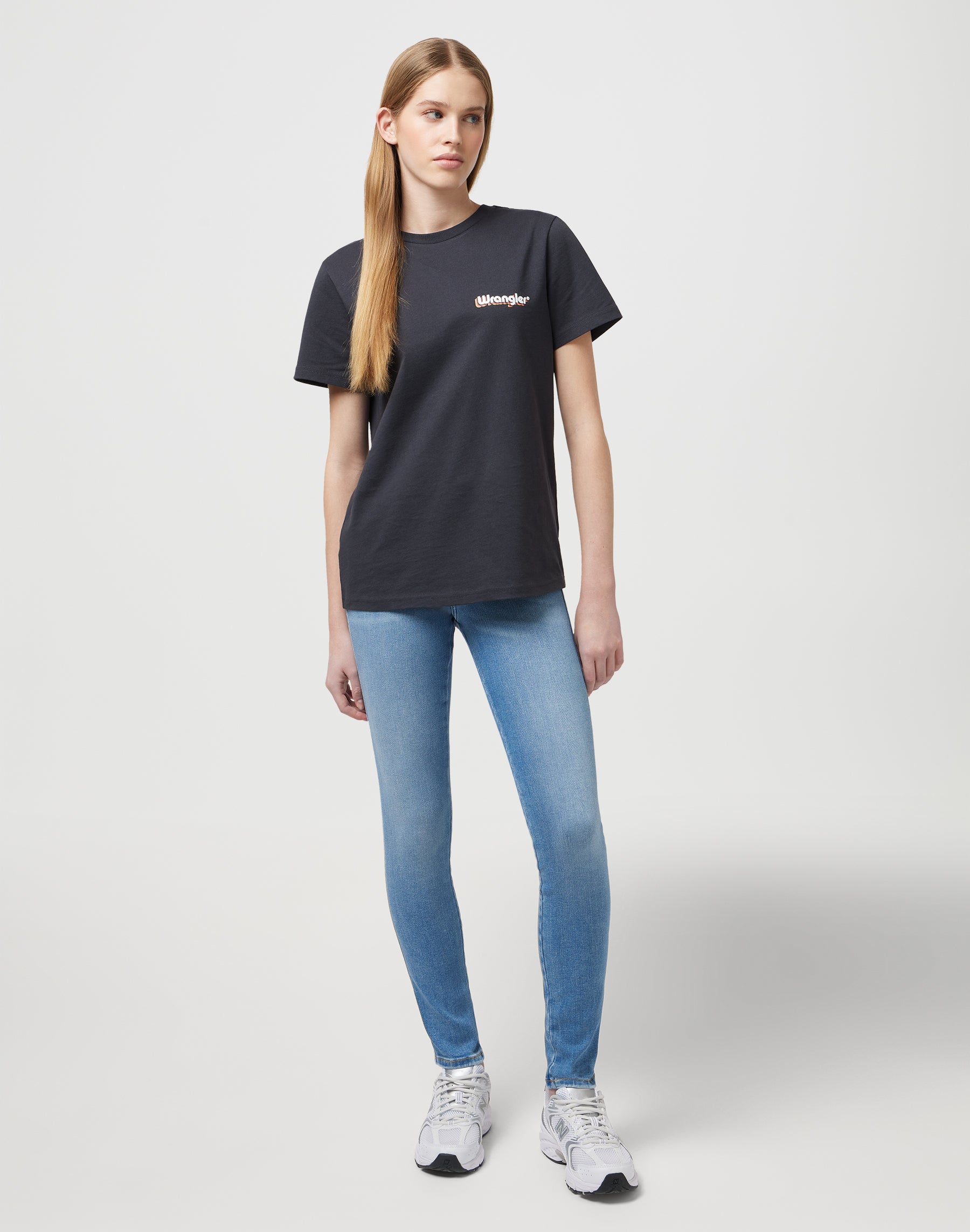 Skinny alti in blu Love Jeans Wrangler