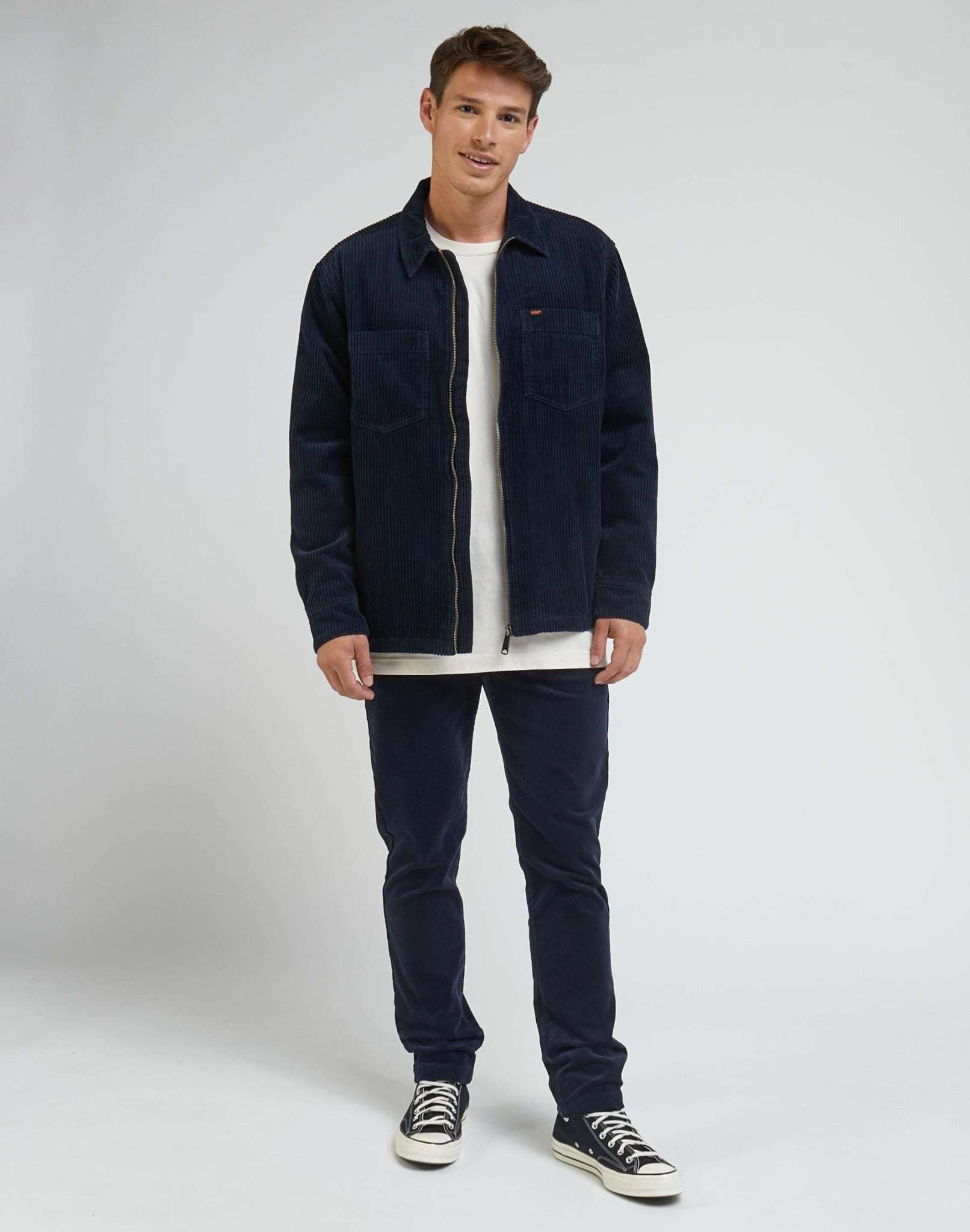 Pantaloni Slim Chino in velluto a coste Sky Captain Lee