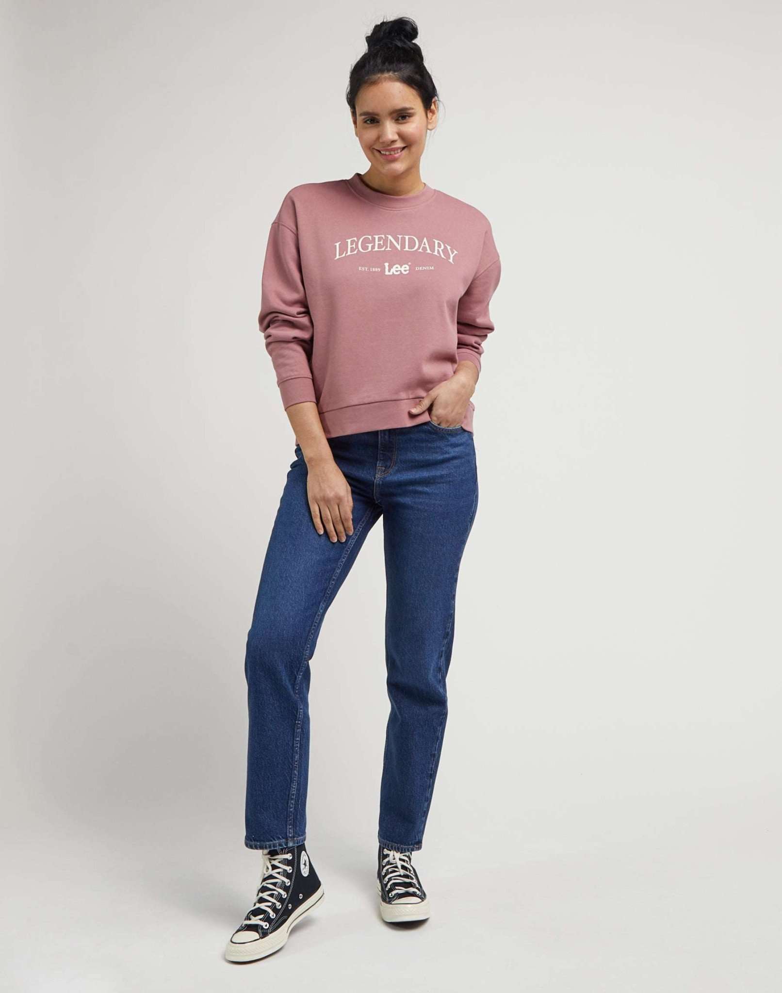 Carol in jeans blu Nostalgia Lee