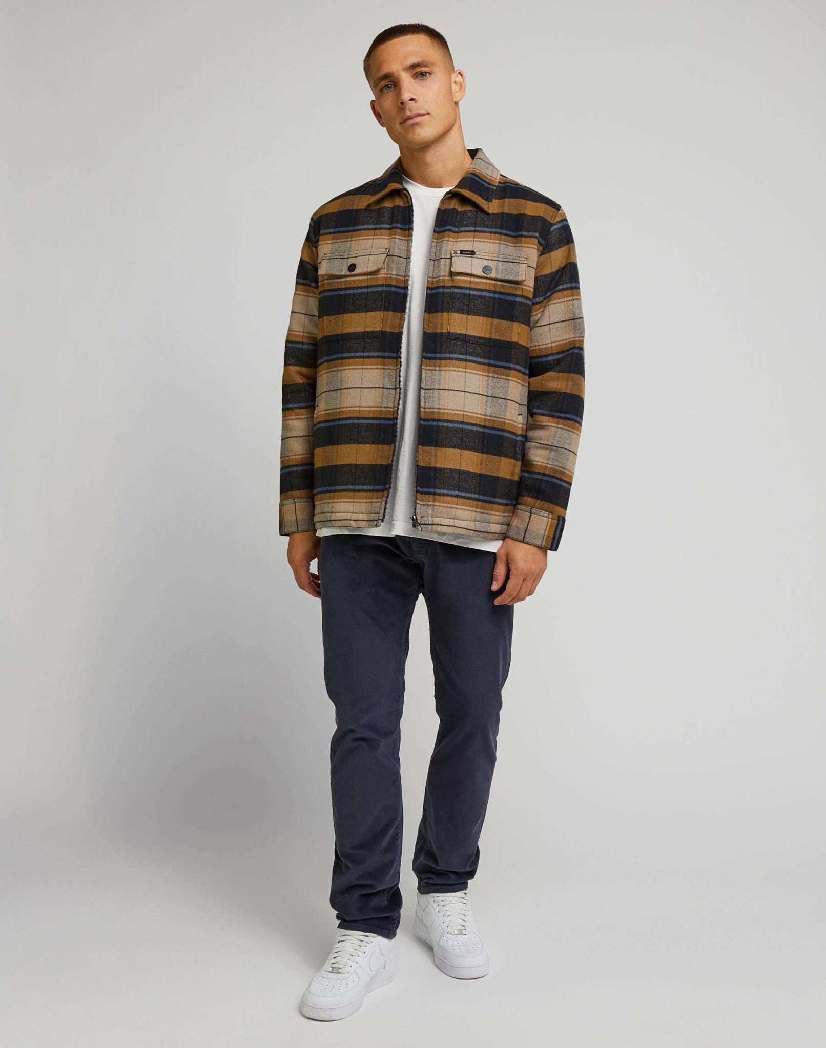 Pantaloni slim fit MVP in Dusty Navy Lee