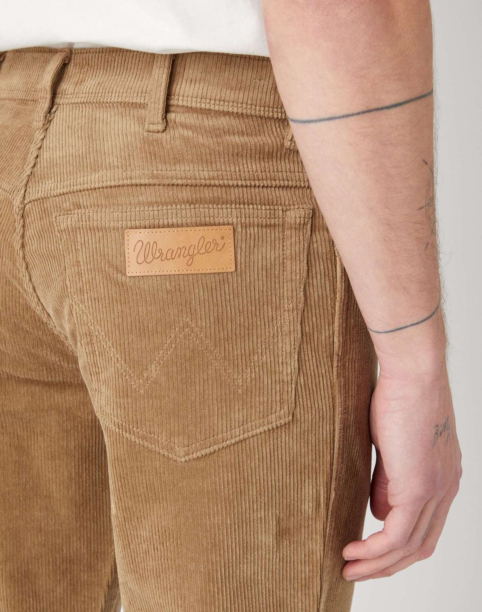 Pantaloni a coste Texas in piombo grigio Wrangler