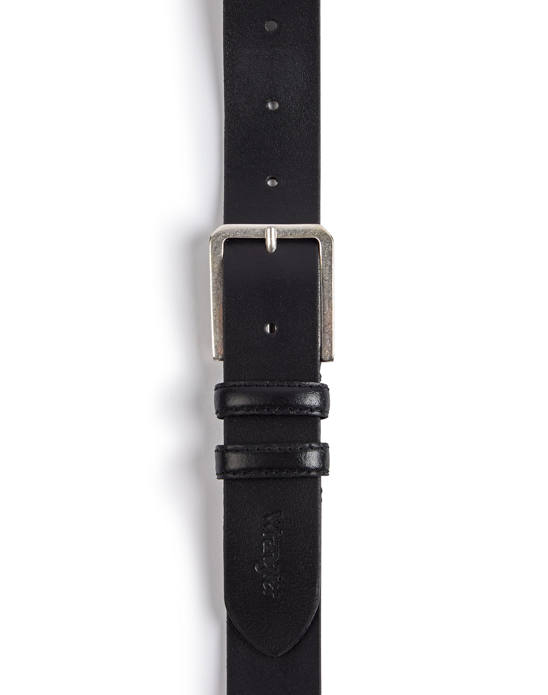 Cintura sottile in nero Cintura Wrangler