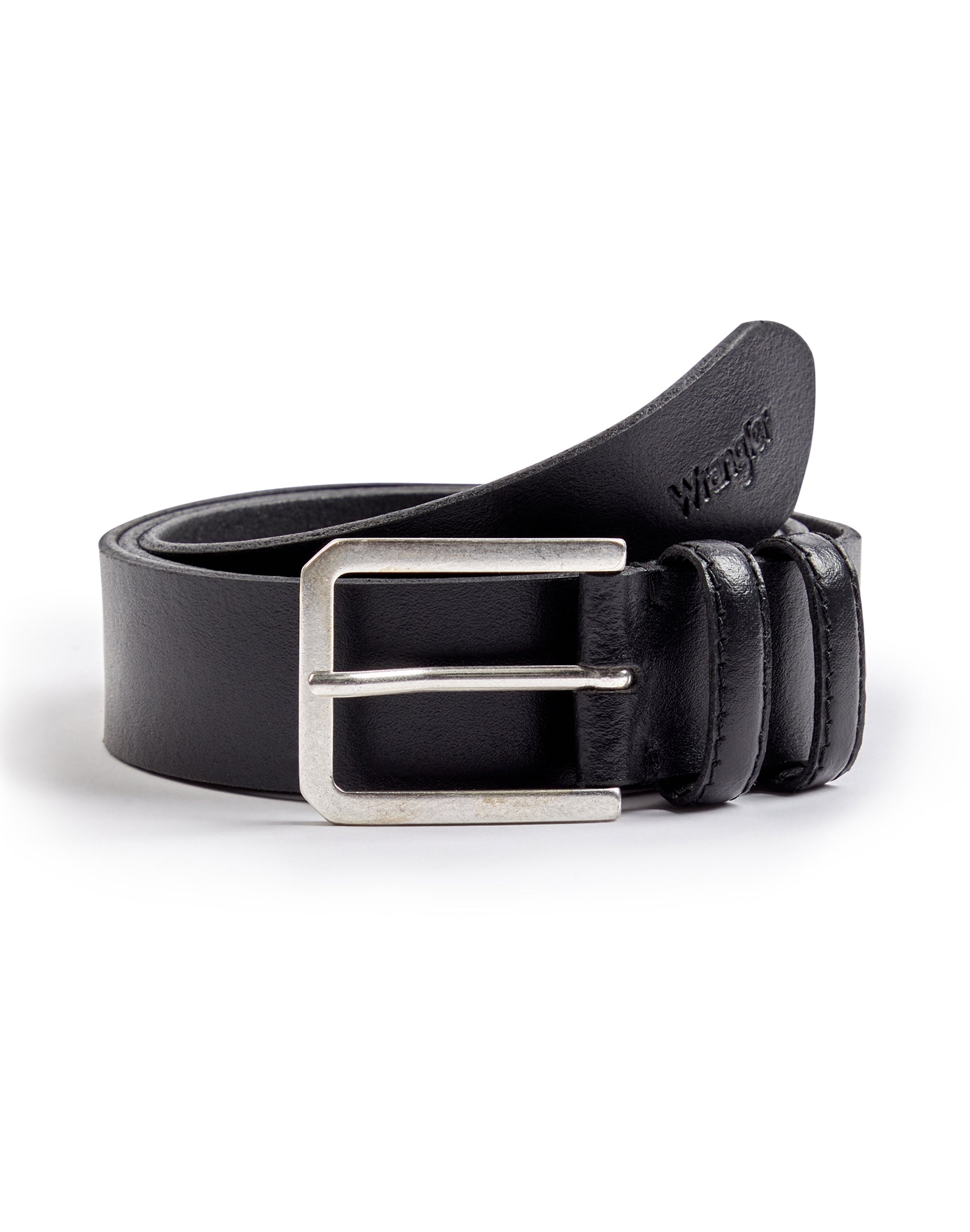 Cintura sottile in nero Cintura Wrangler