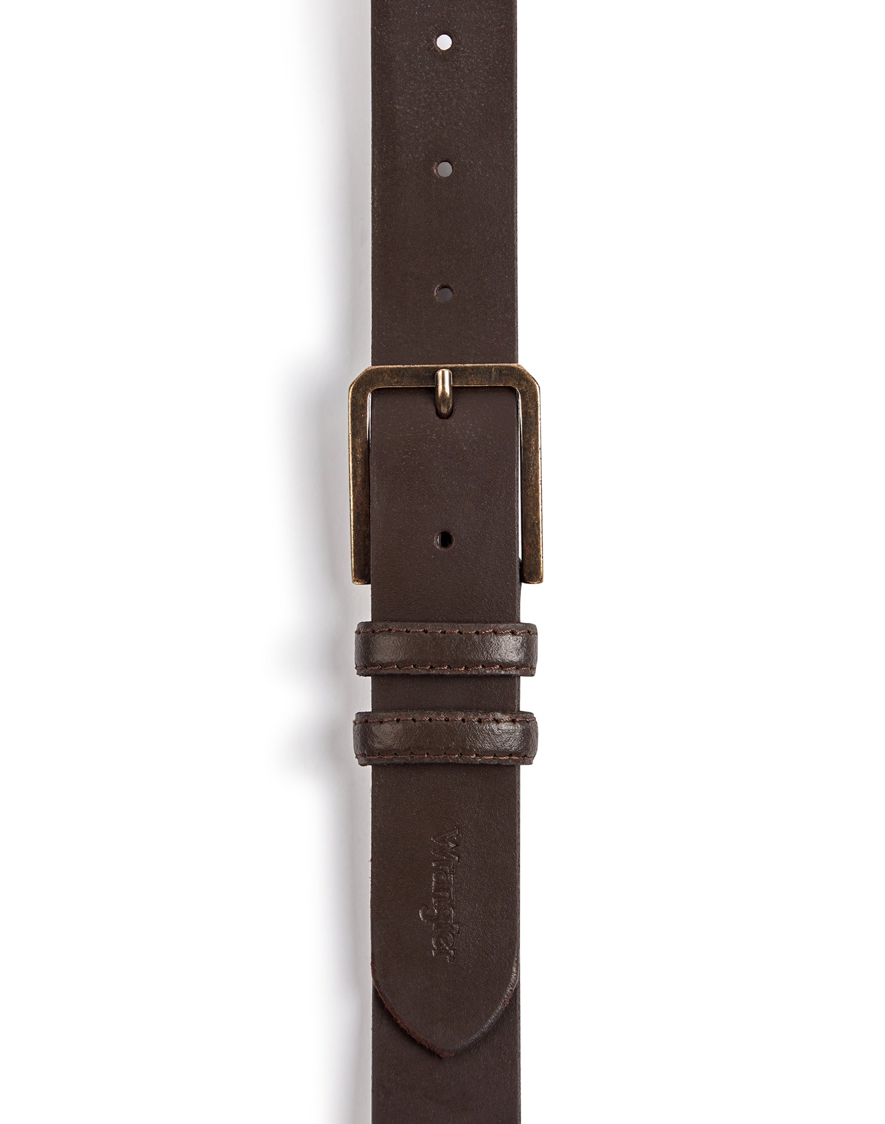 Cintura sottile in marrone Cintura Wrangler