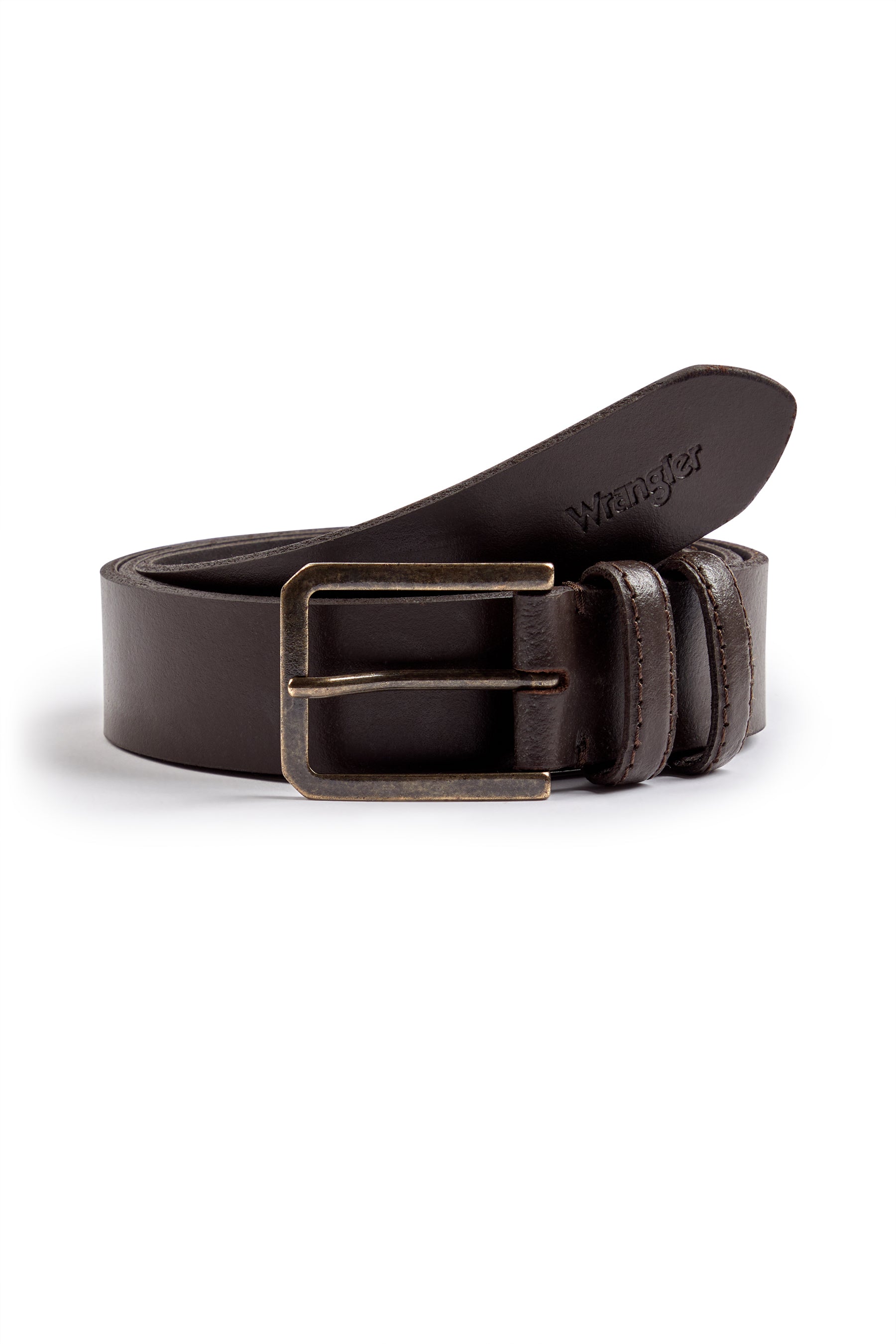 Cintura sottile in marrone Cintura Wrangler