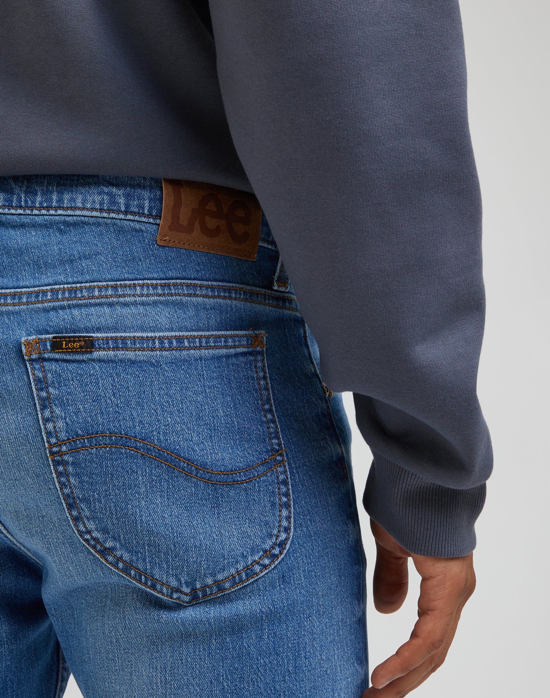Rider in jeans vintage indaco Lee