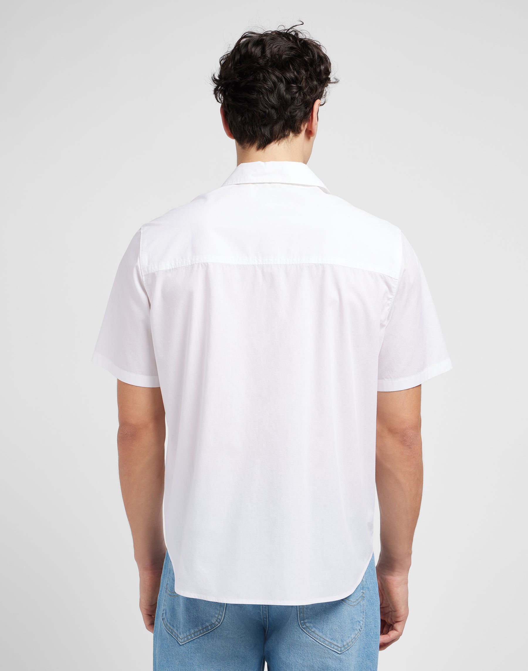 Camicia patch in camicie bianche brillanti Lee