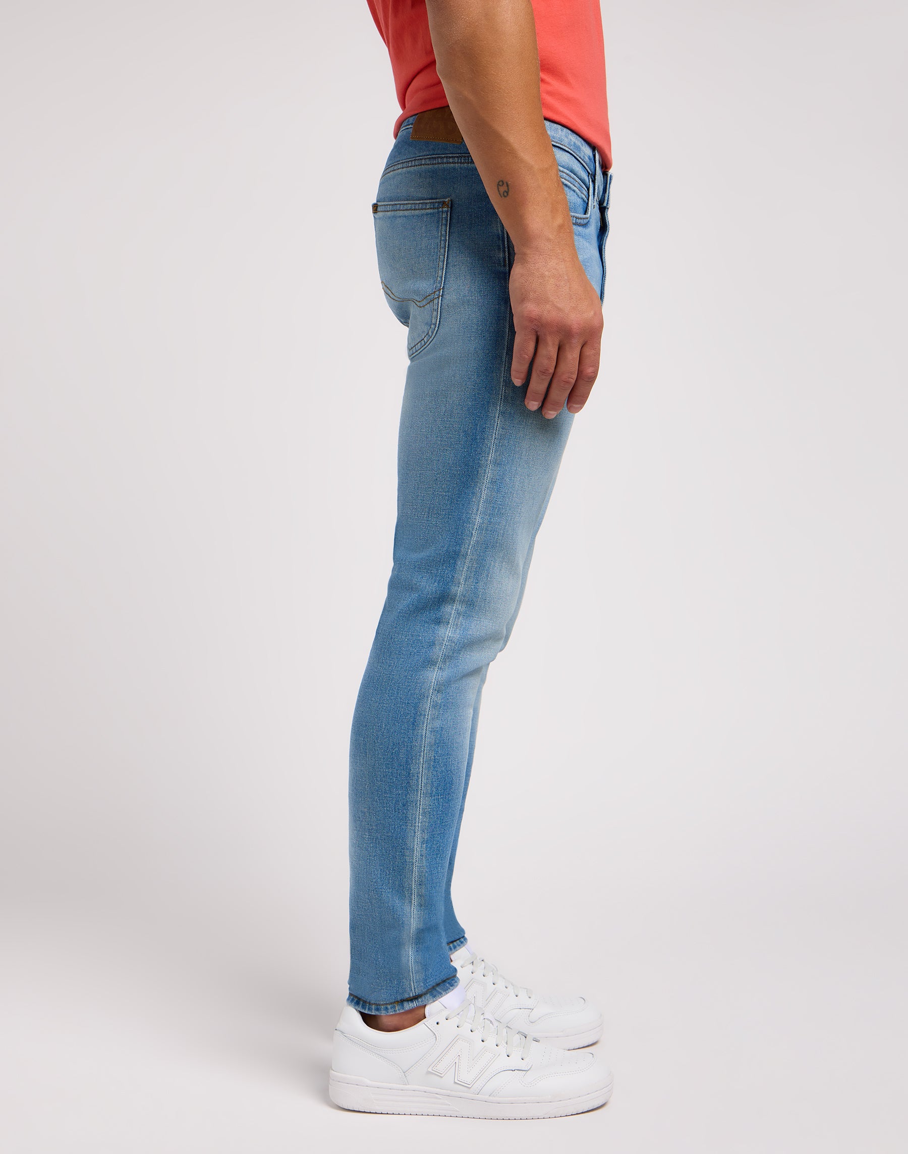 Malone in jeans blu freddo Lee