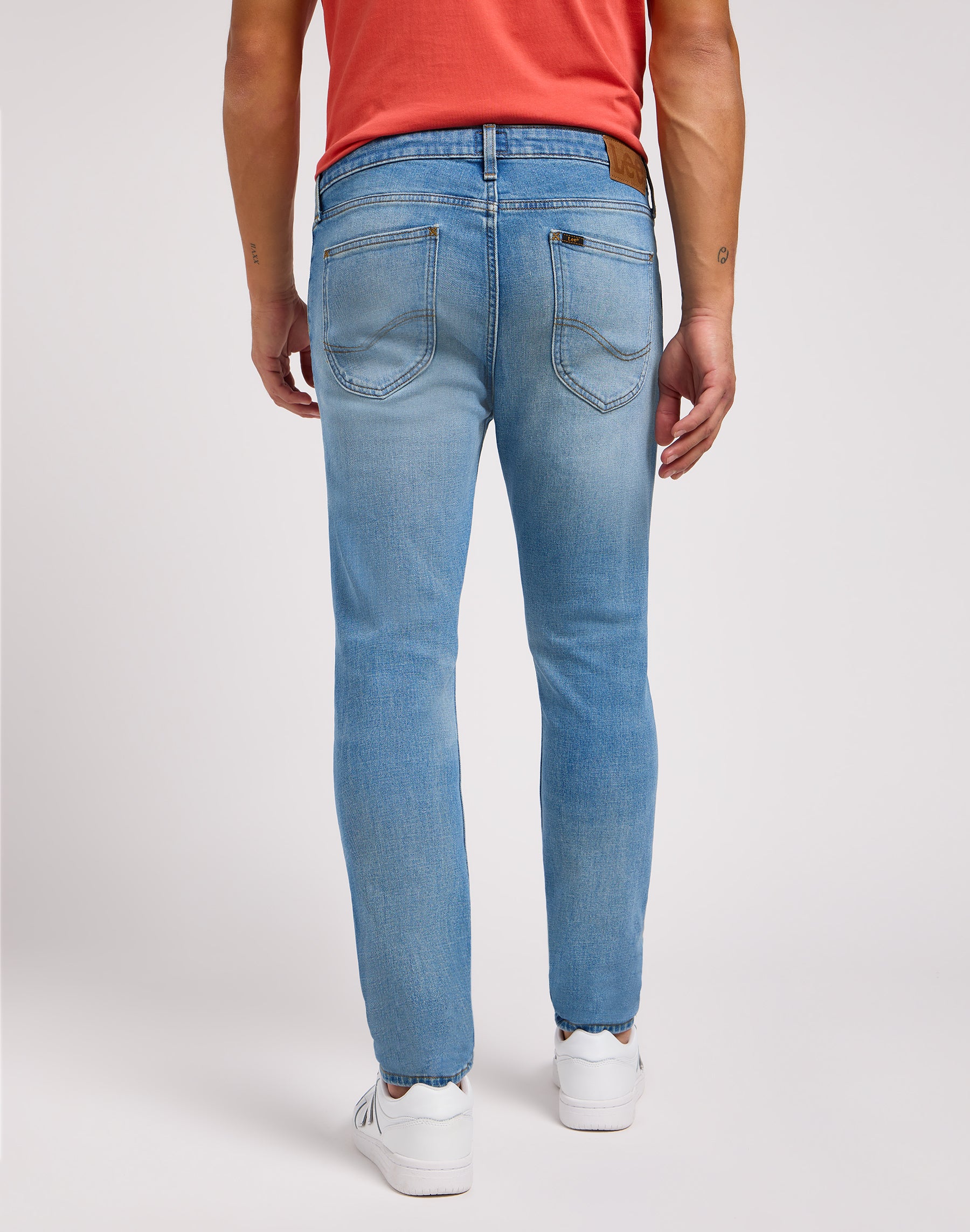 Malone in jeans blu freddo Lee