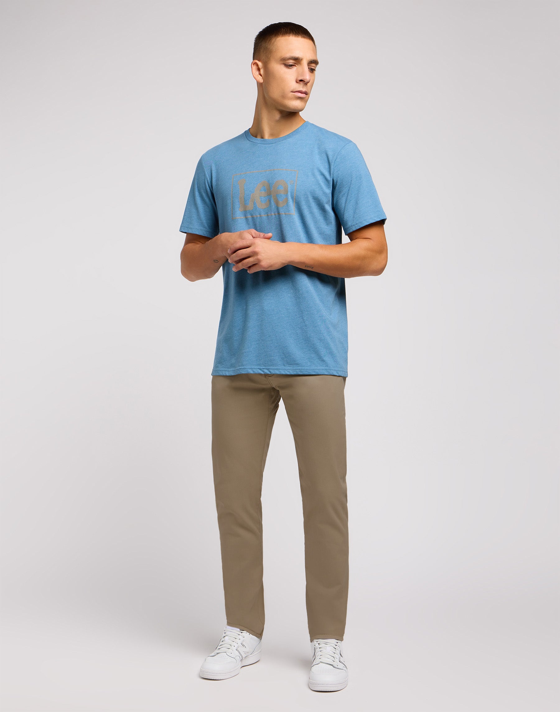 Pantaloni slim fit MVP in marrone fulvo Lee
