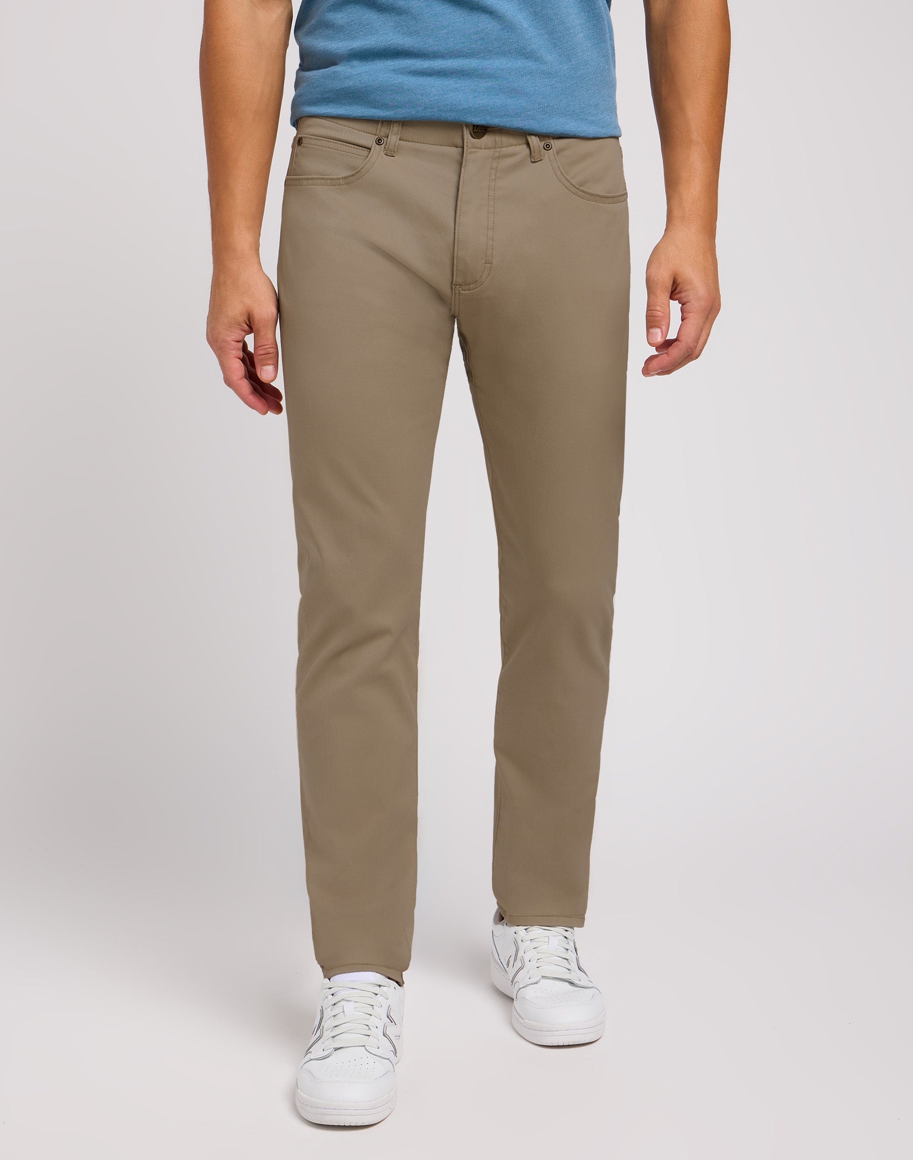 Pantaloni slim fit MVP in marrone fulvo Lee