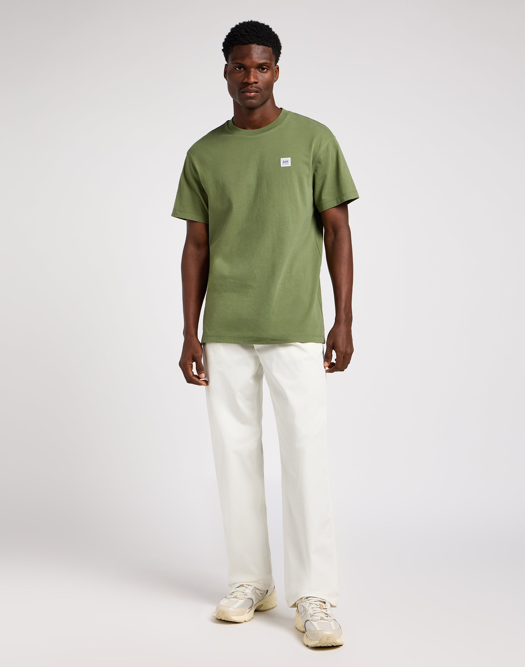 Pantaloni chino da lavoro in ecru Lee
