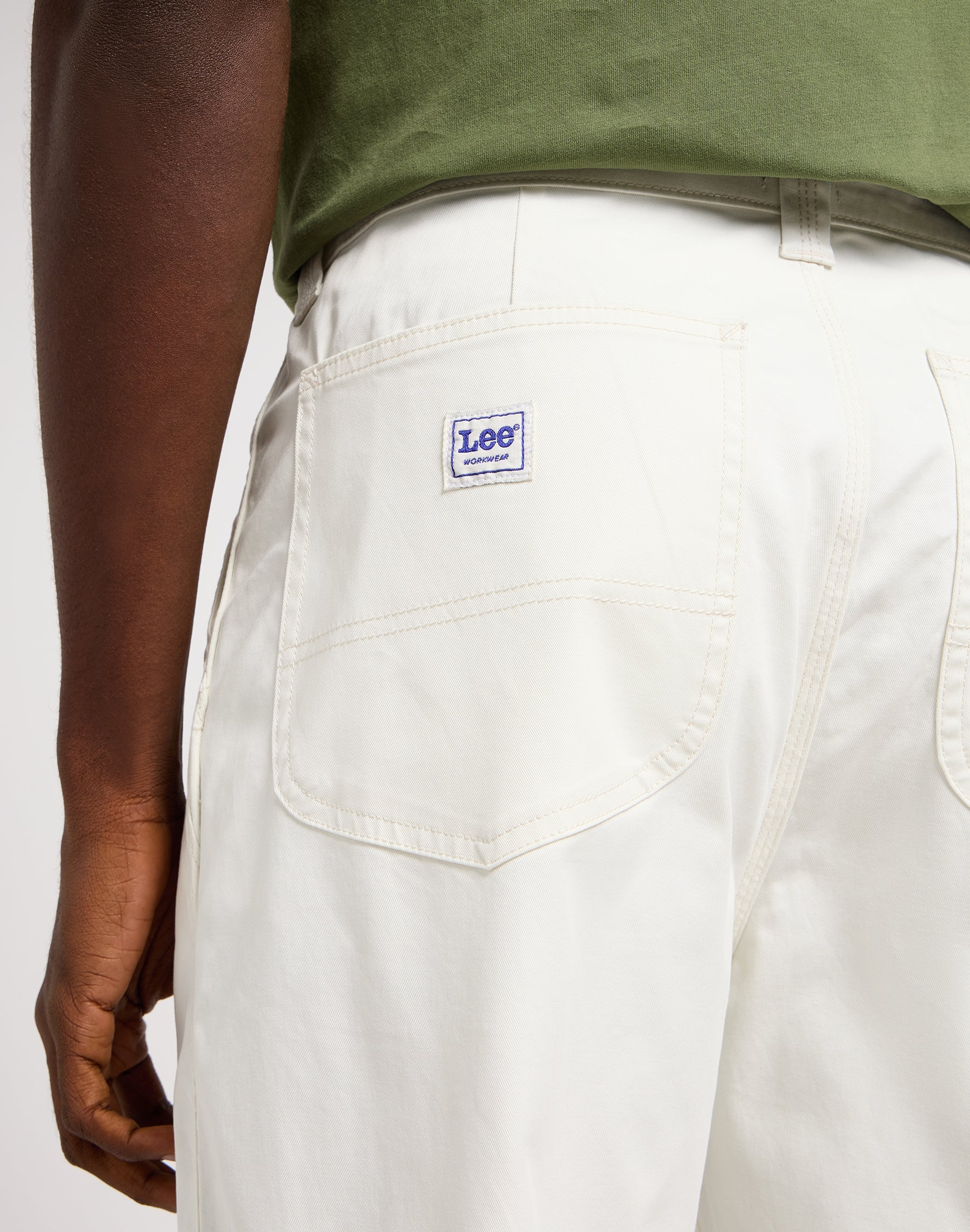Pantaloni chino da lavoro in ecru Lee