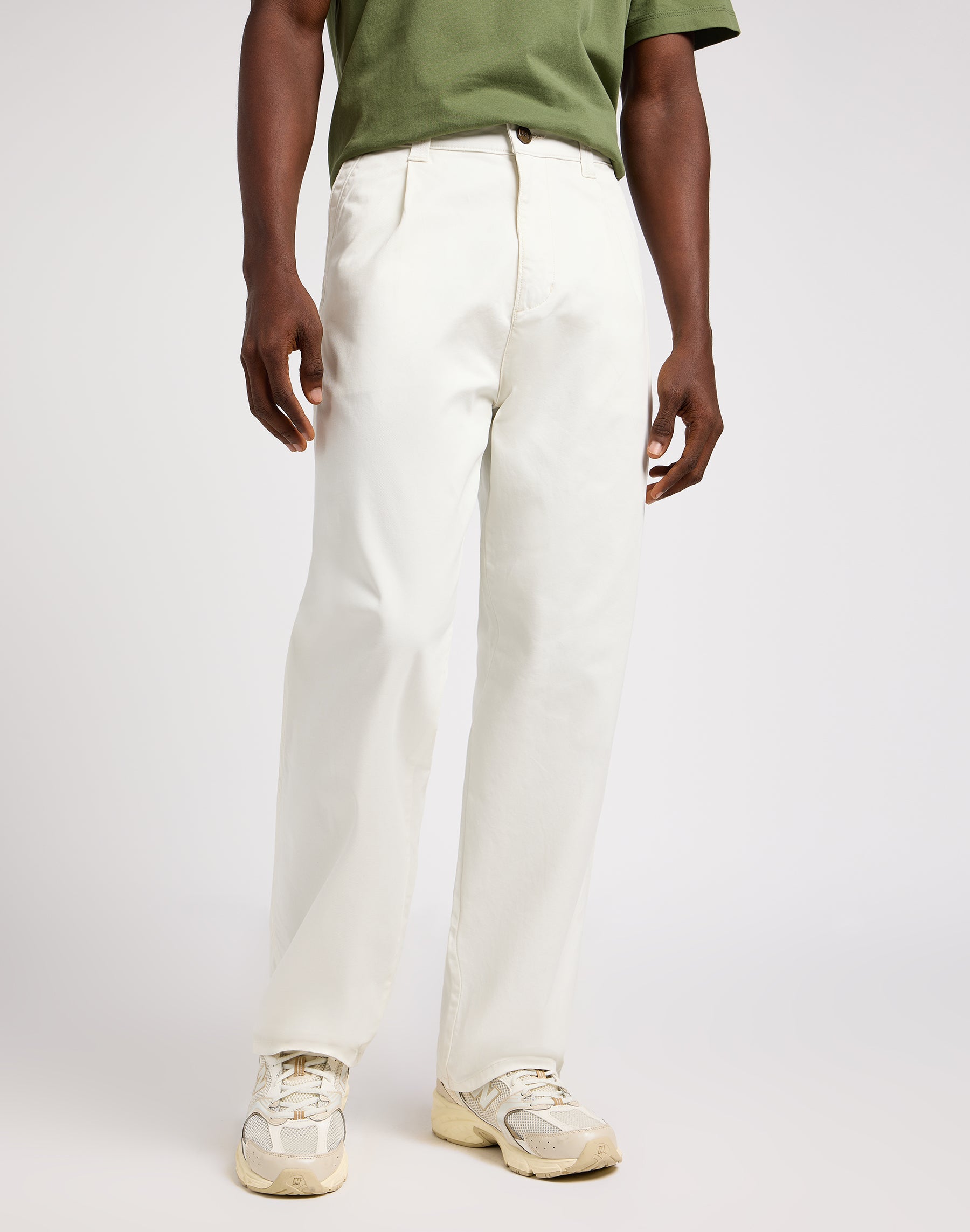 Pantaloni chino da lavoro in ecru Lee