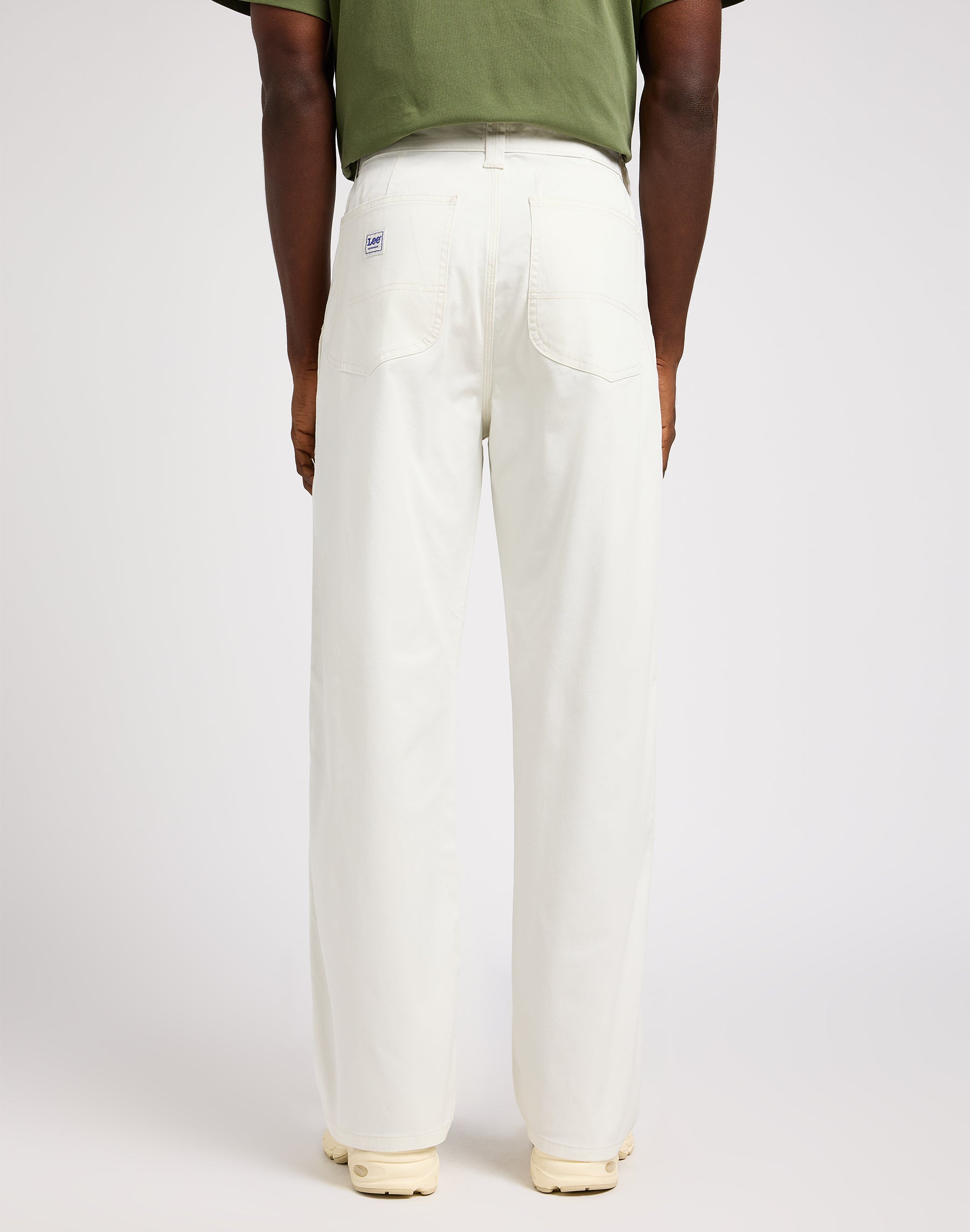 Pantaloni chino da lavoro in ecru Lee