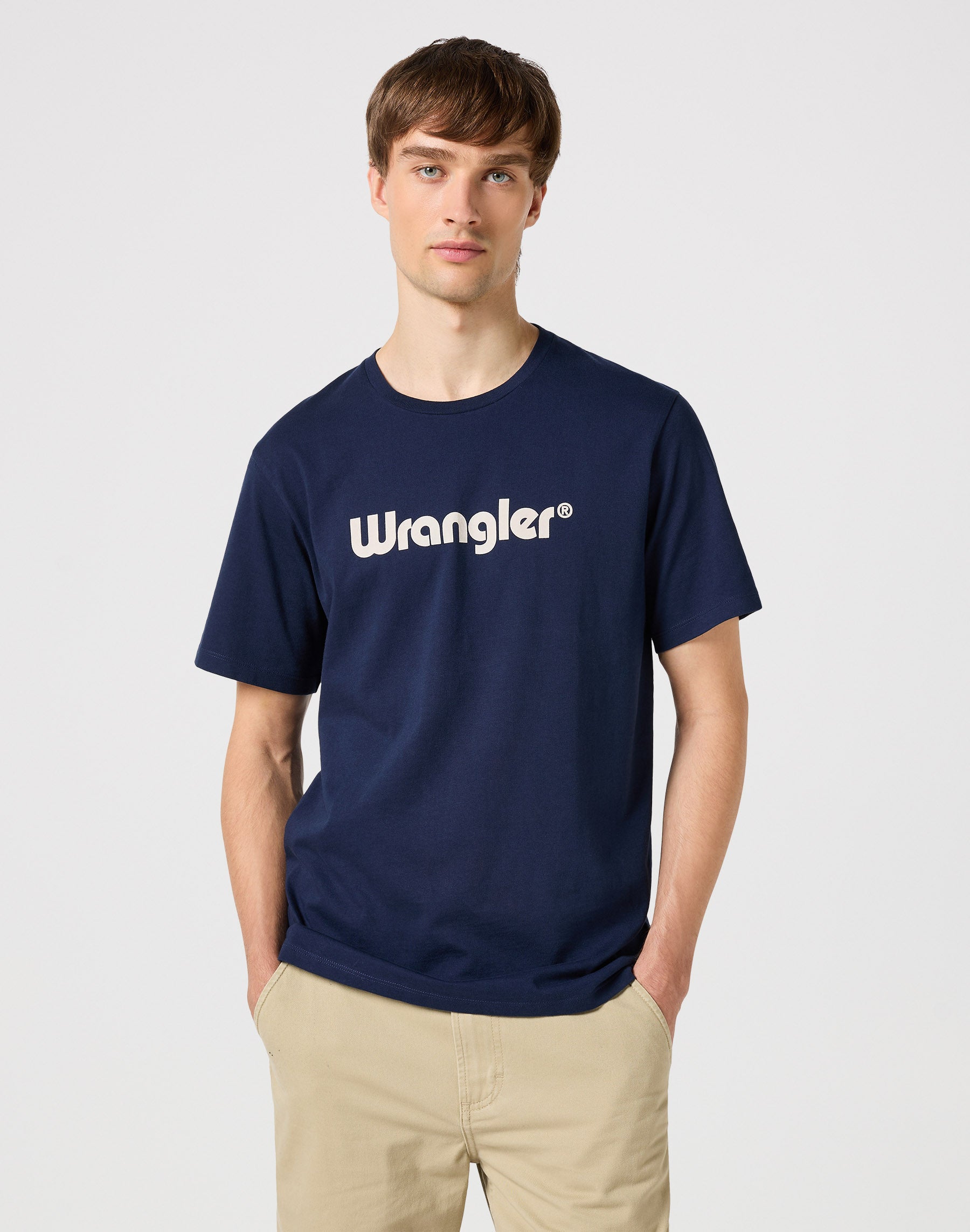 Maglietta con logo in Marina Magliette Wrangler