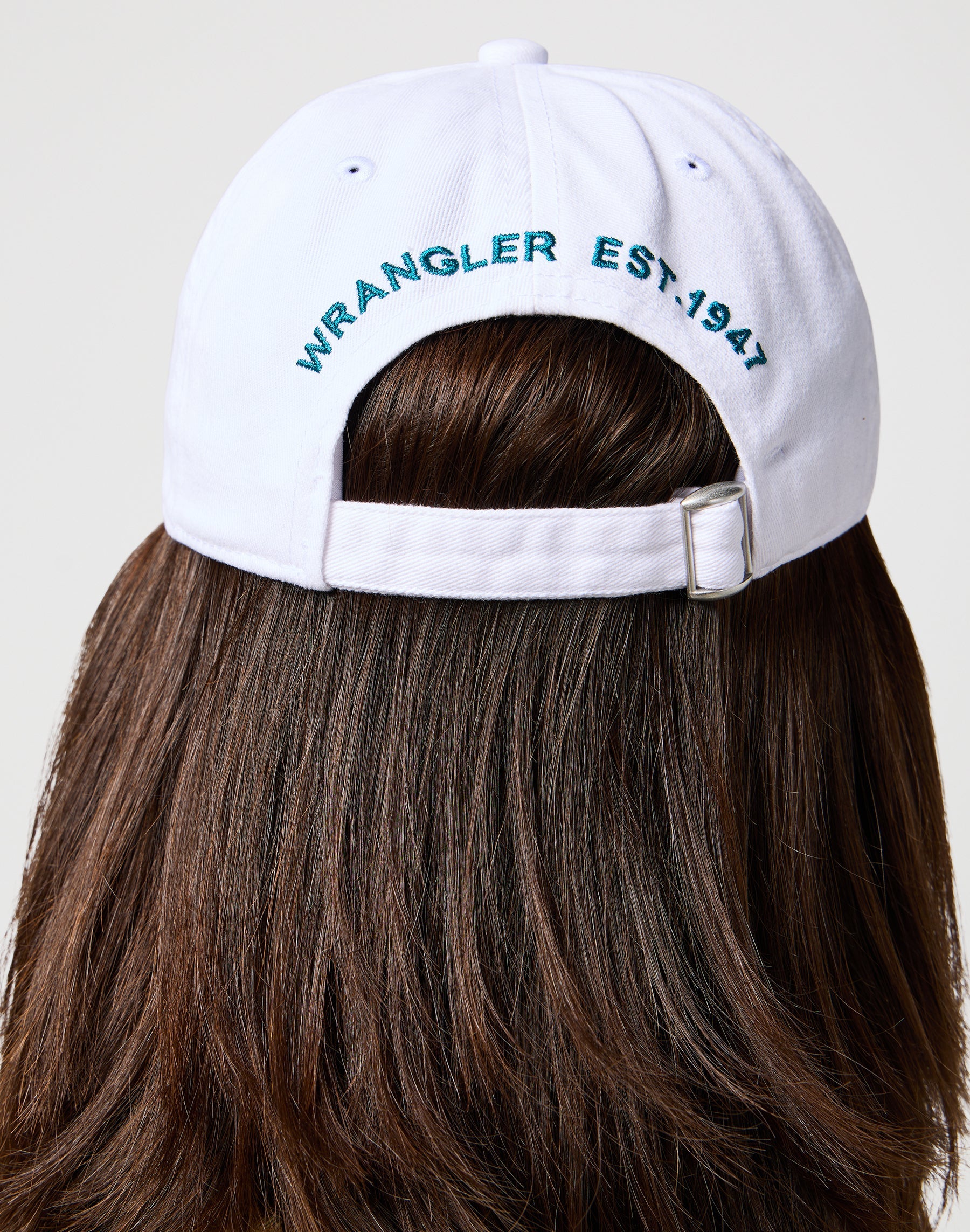 Cappello con logo lavato in bianco Wrangler