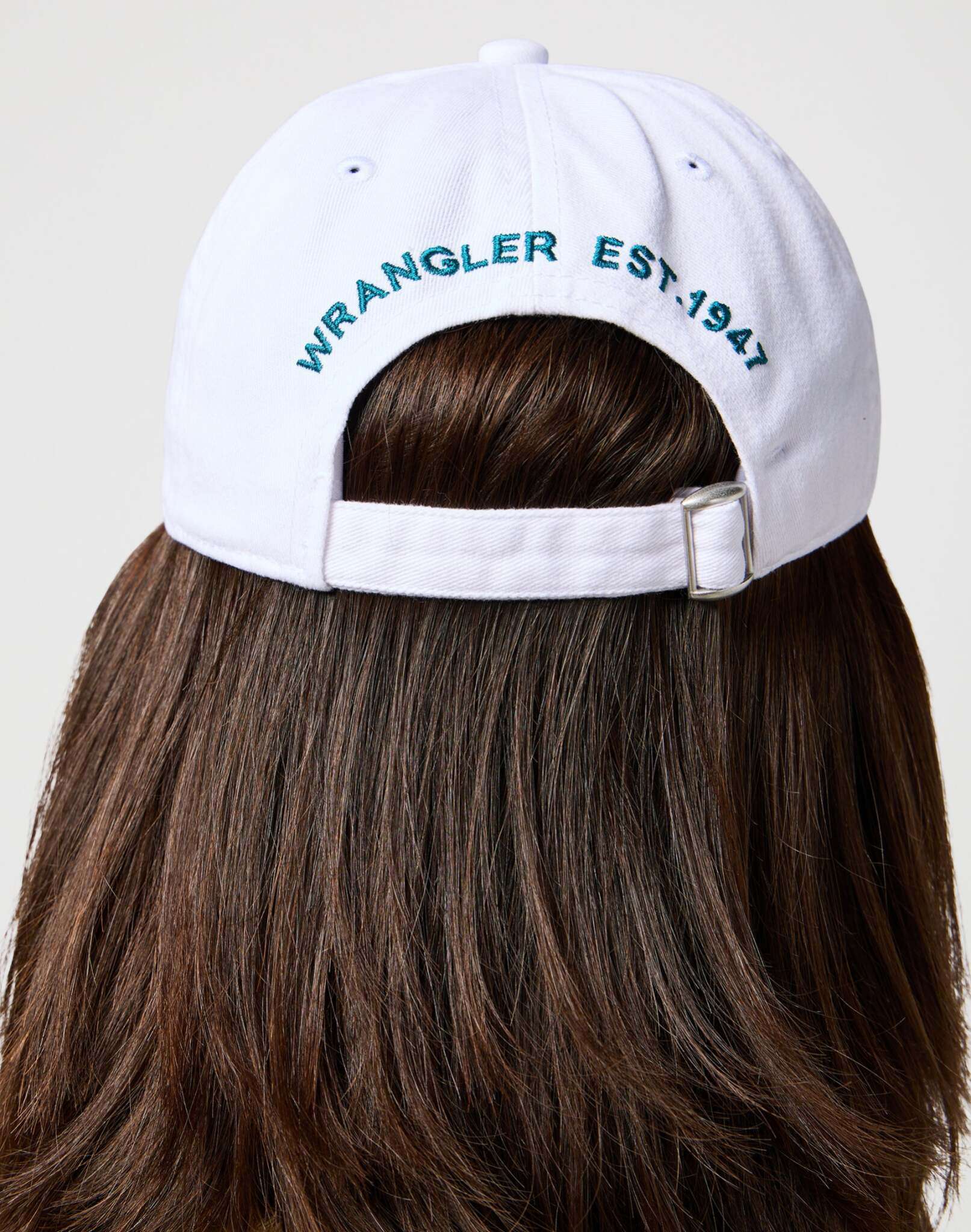 Cappello con logo lavato in bianco Wrangler