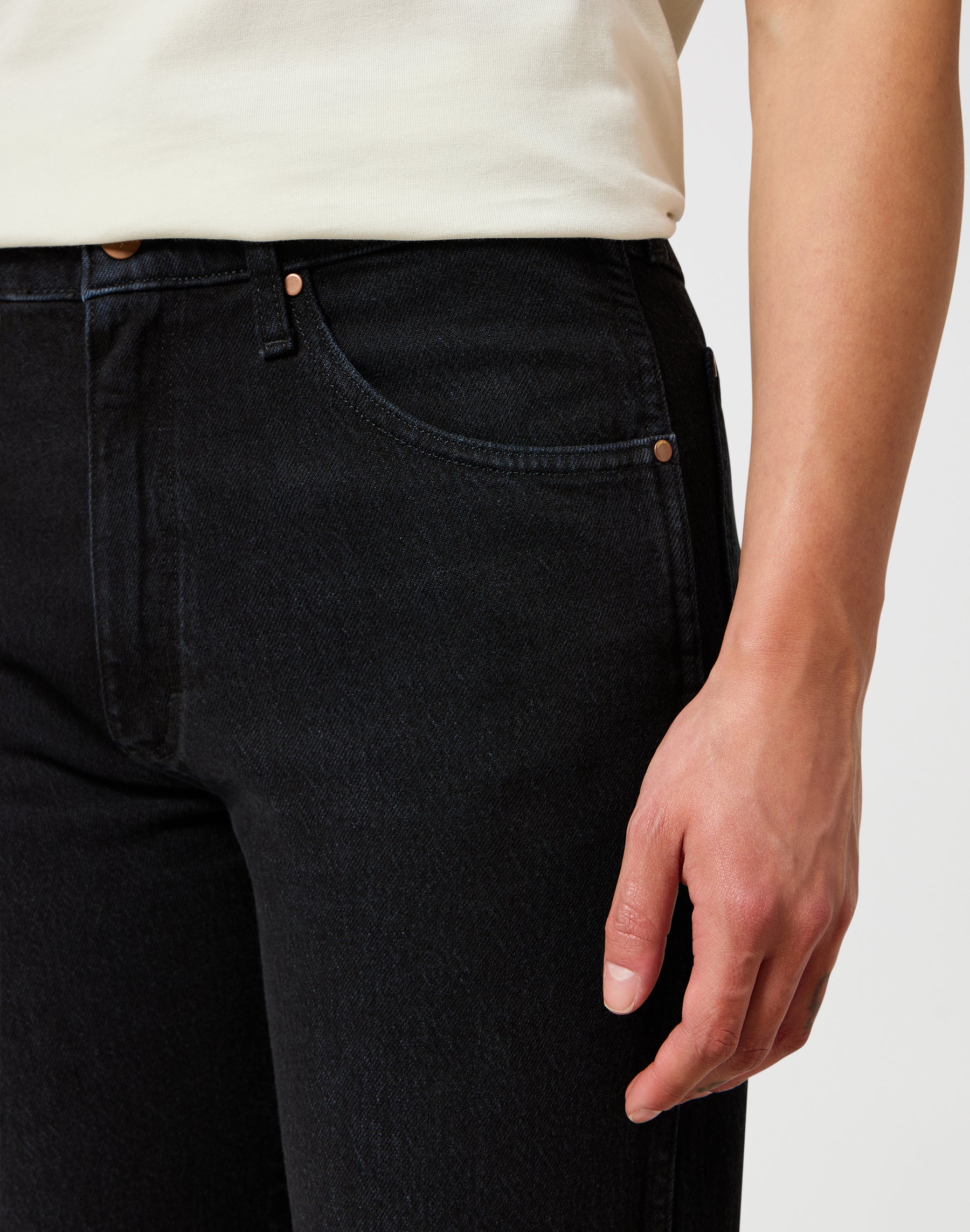 Tramonto in jeans neri Wrangler