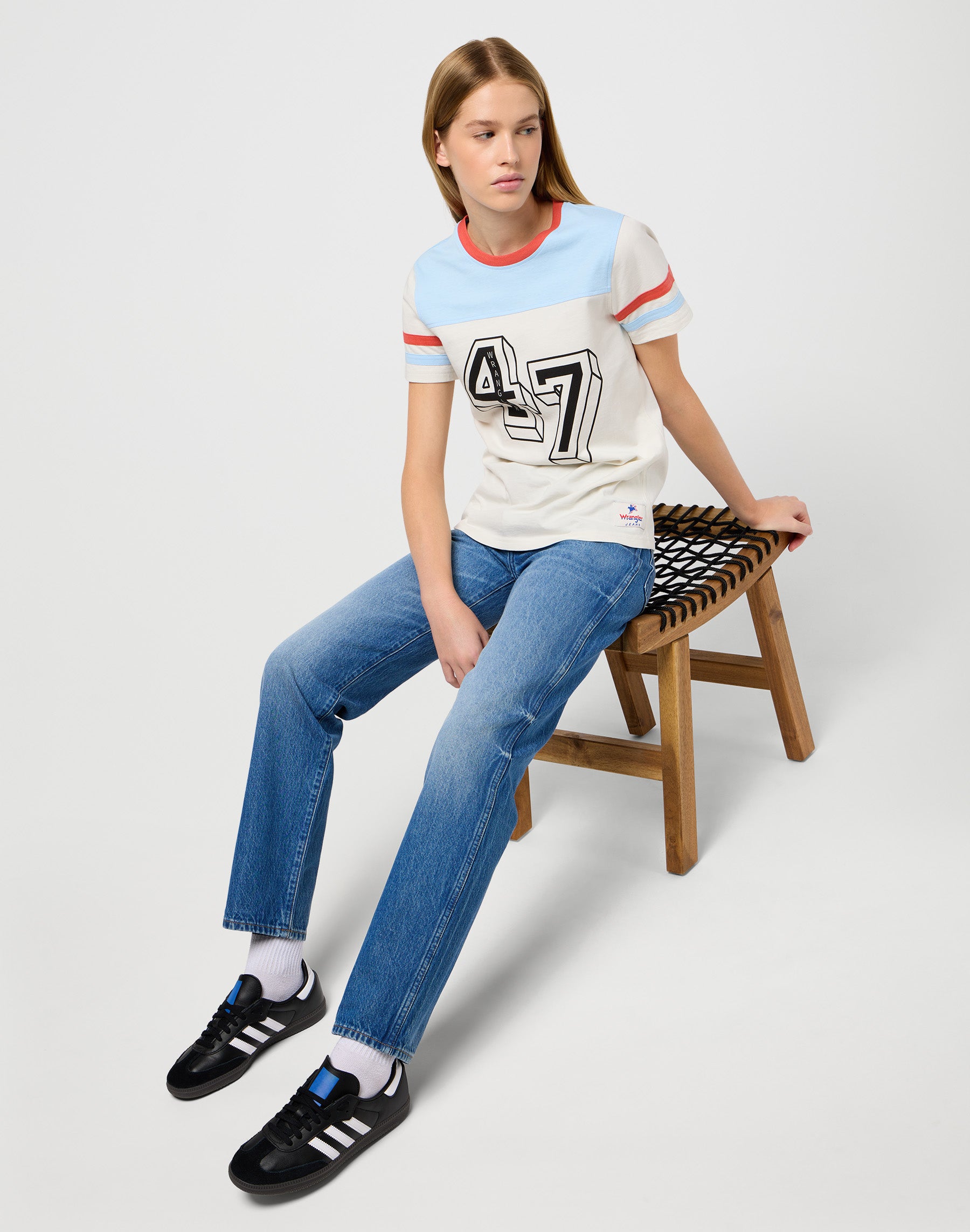 Sunset in Mid Stone Jeans Wrangler