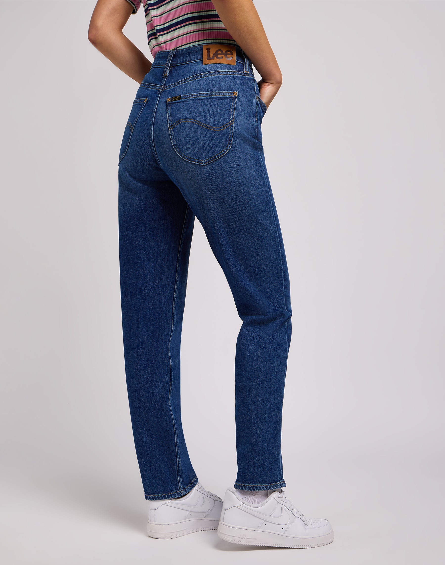Carol in jeans Little Mix Up Lee