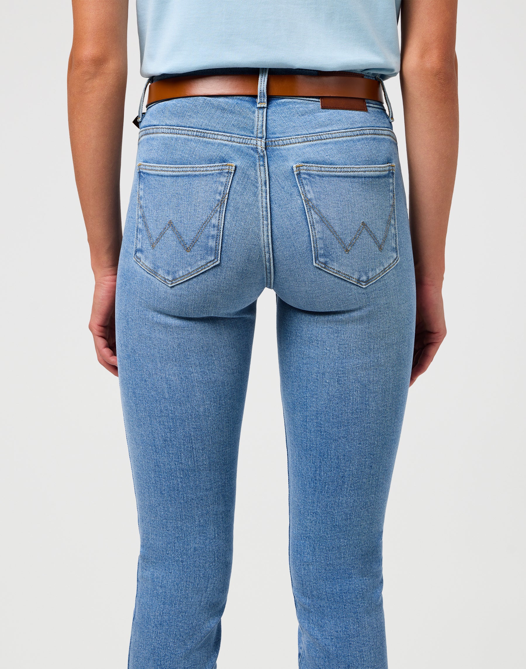 Cintura a triplo anello in Cognac Cintura Wrangler