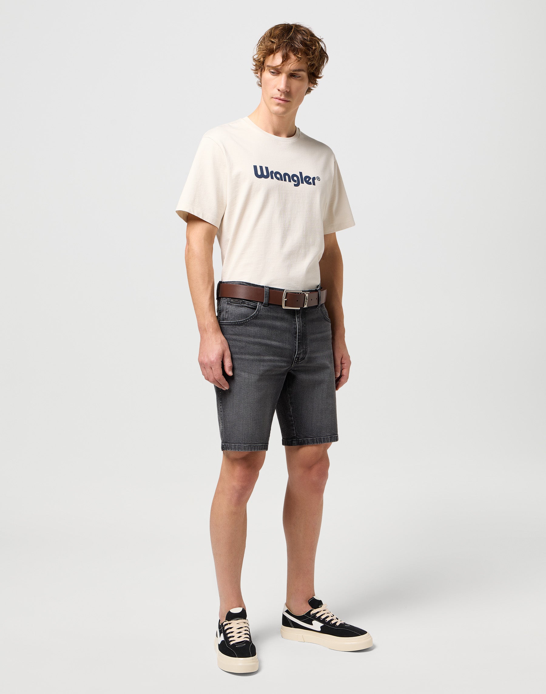 Cintura bifacciale in marrone Belt Wrangler