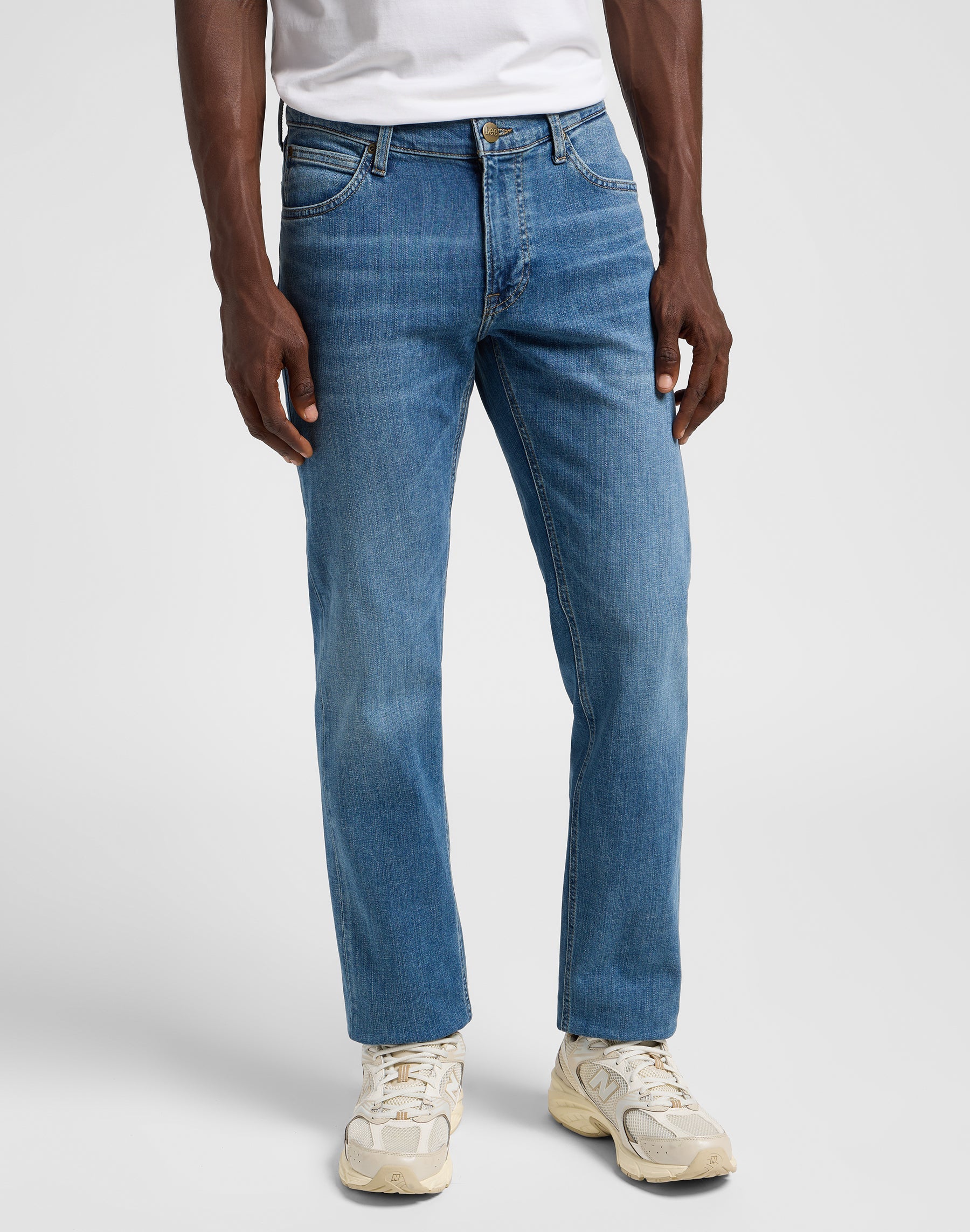 Daren Zip Fly in Jeans Highland Lee